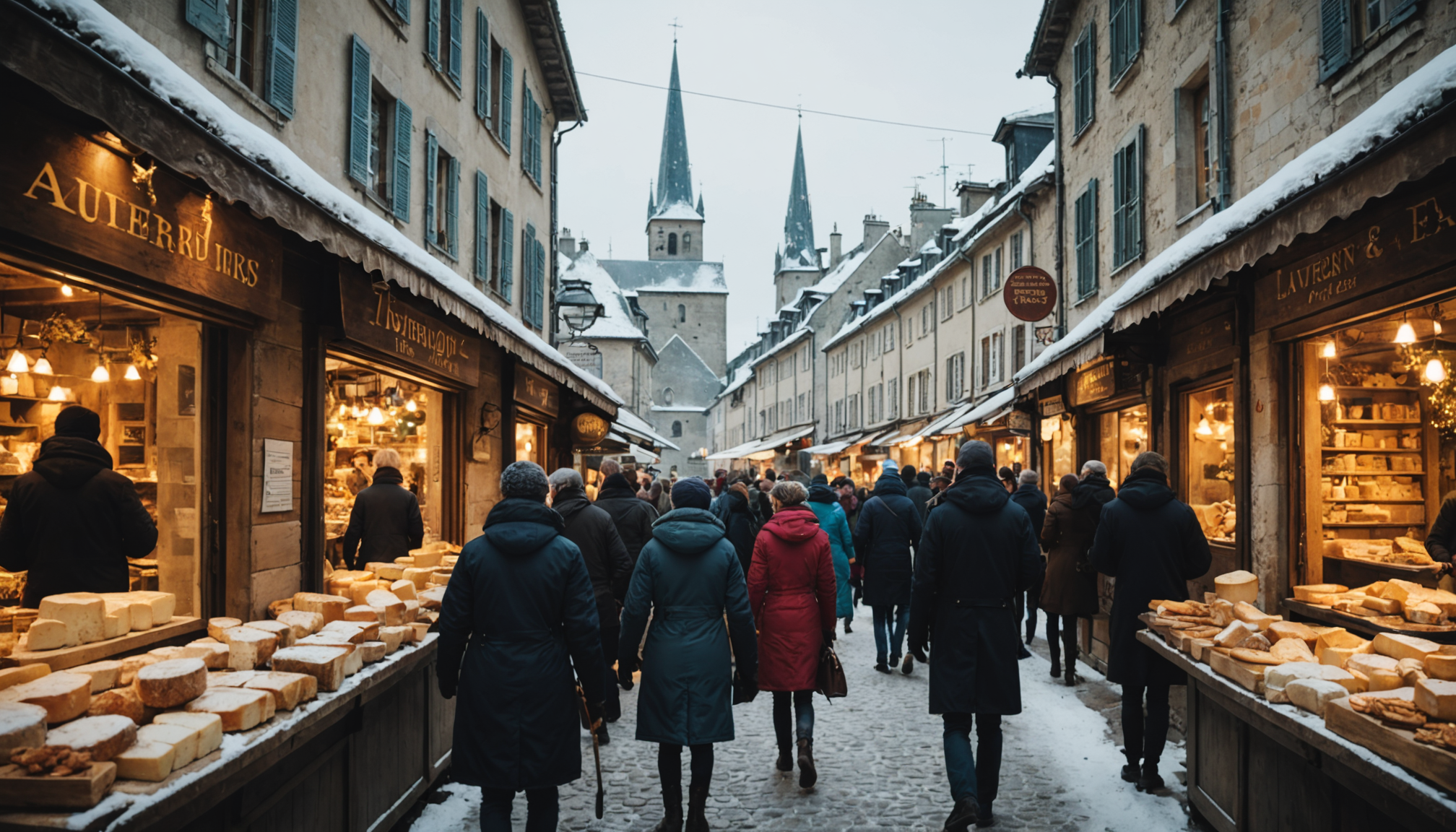 périple unique à travers les régions de france — hiver auvergne-rhône-alpes, grand est sports d'hiver, marchés de