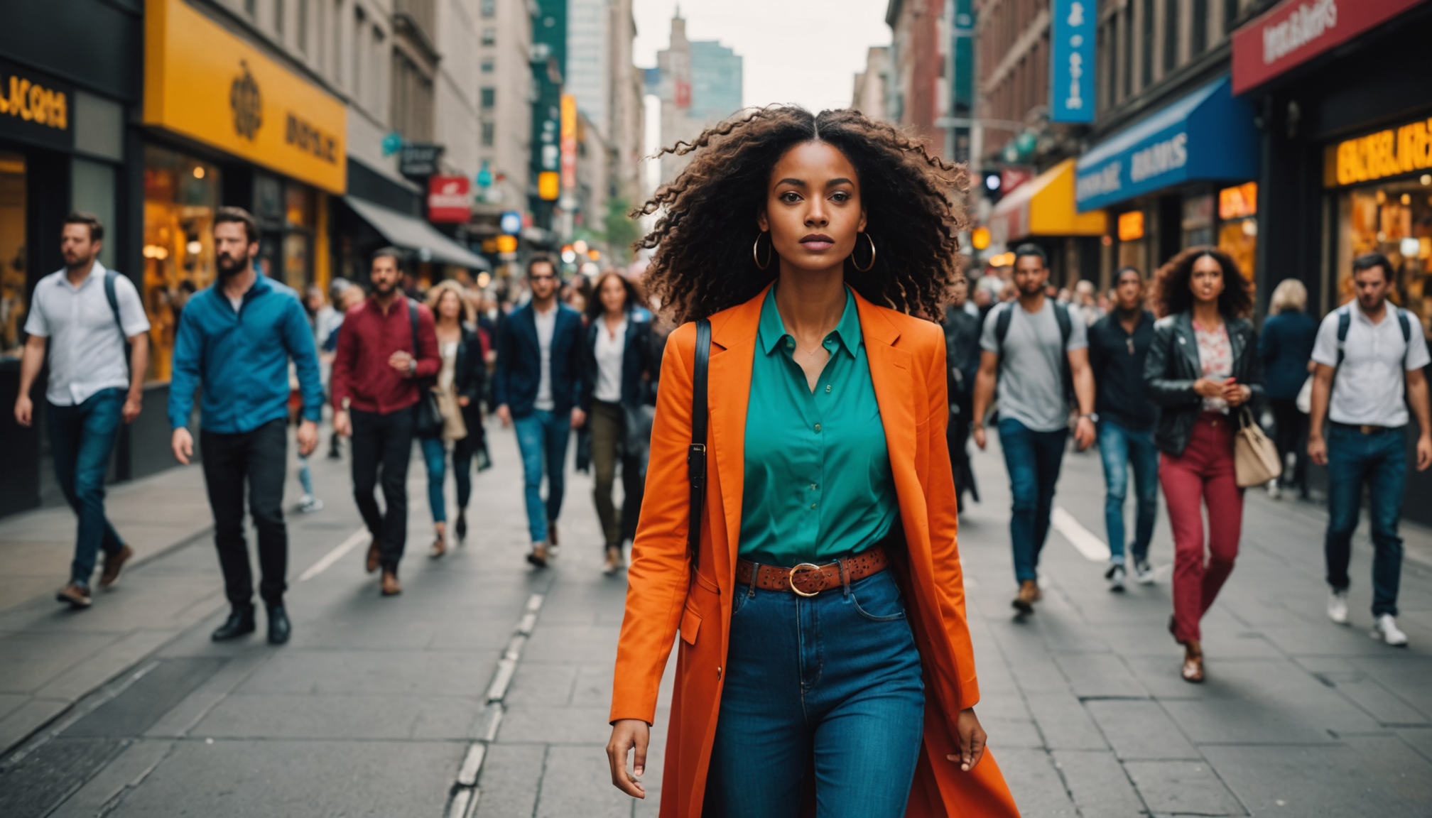 couleurs audacieuses pour un look unique et captivant — cette proportion garantit que votre tenue reste lisible