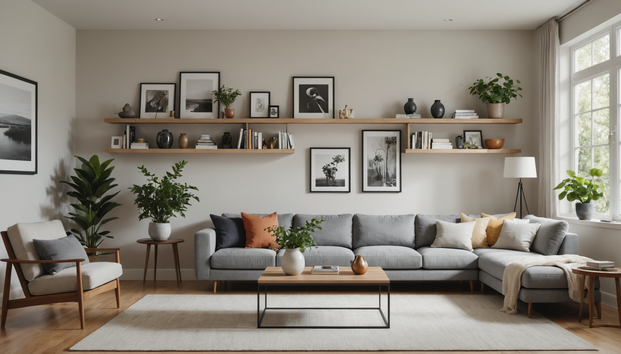 Illustration : les étagères flottantes offrent une alternative modulable aux — 10 astuces pour sublimer votre intérieur sans gros travaux