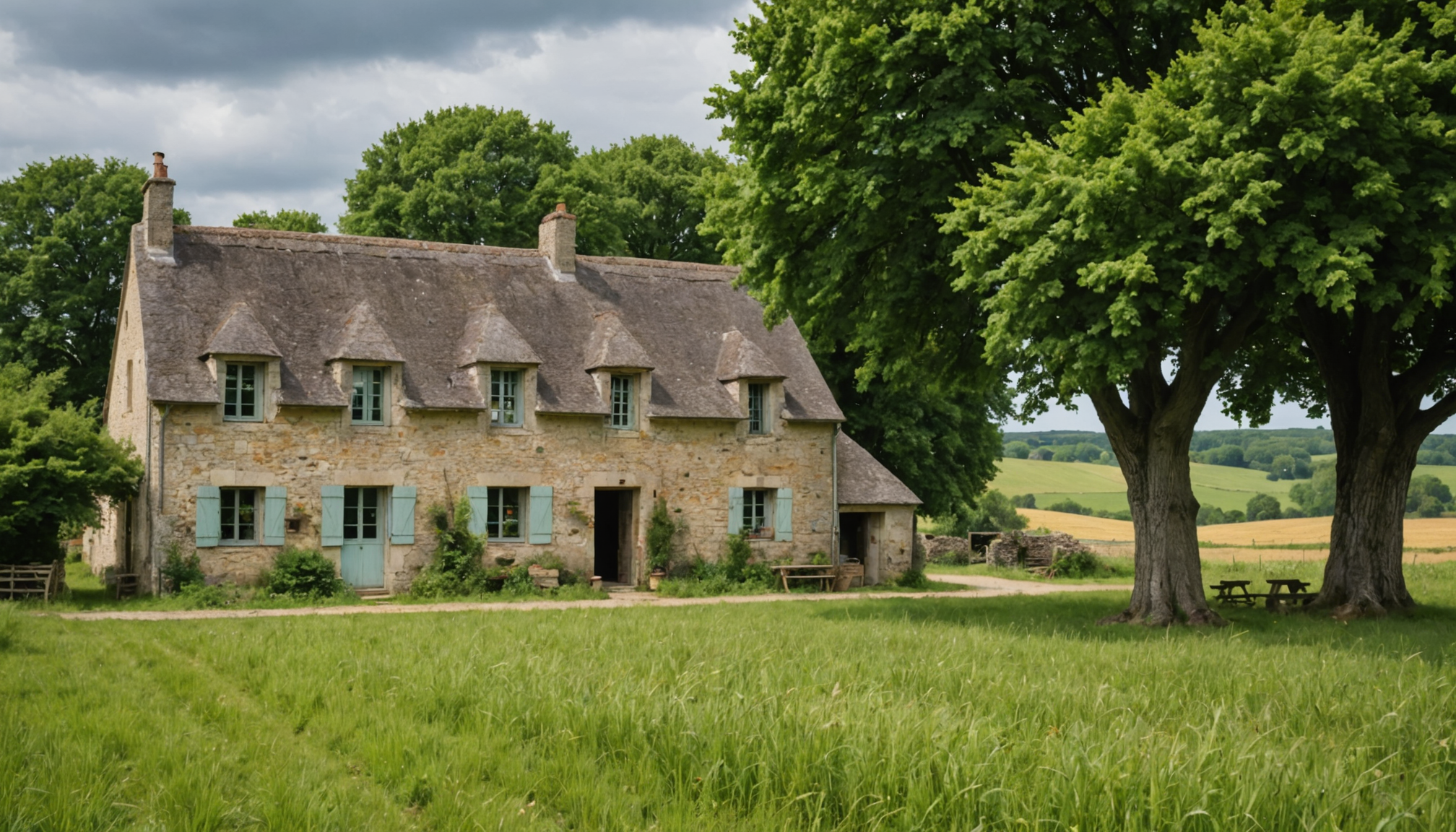 explorez la france à travers ses trésors cachés et traditions — , prairies, architecture en pierre locale, fermes traditionnelles