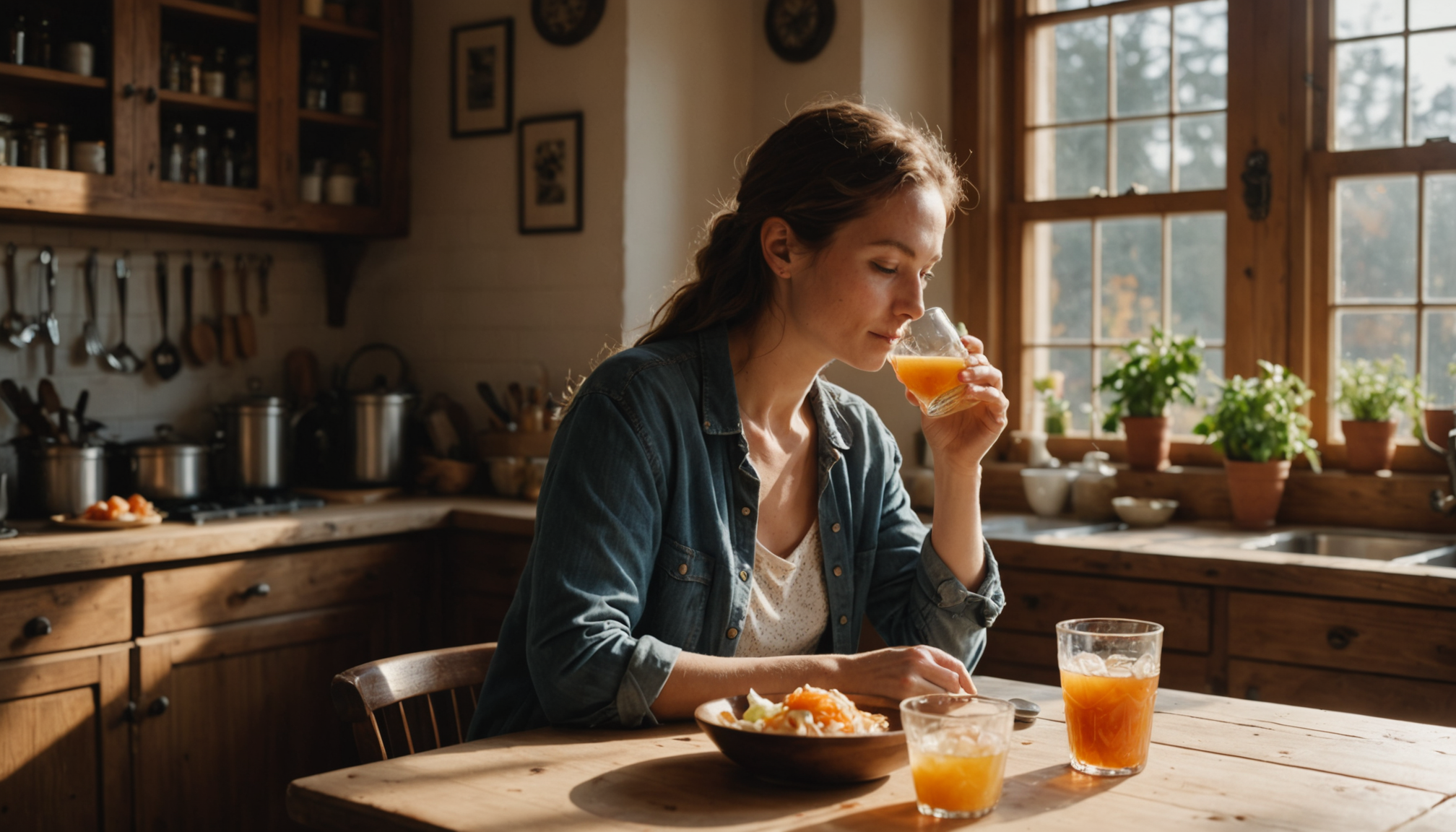 Illustration : le kéfir et les aliments fermentés rééquilibrent le — éveillez votre éclat naturel grâce aux secrets de beauté