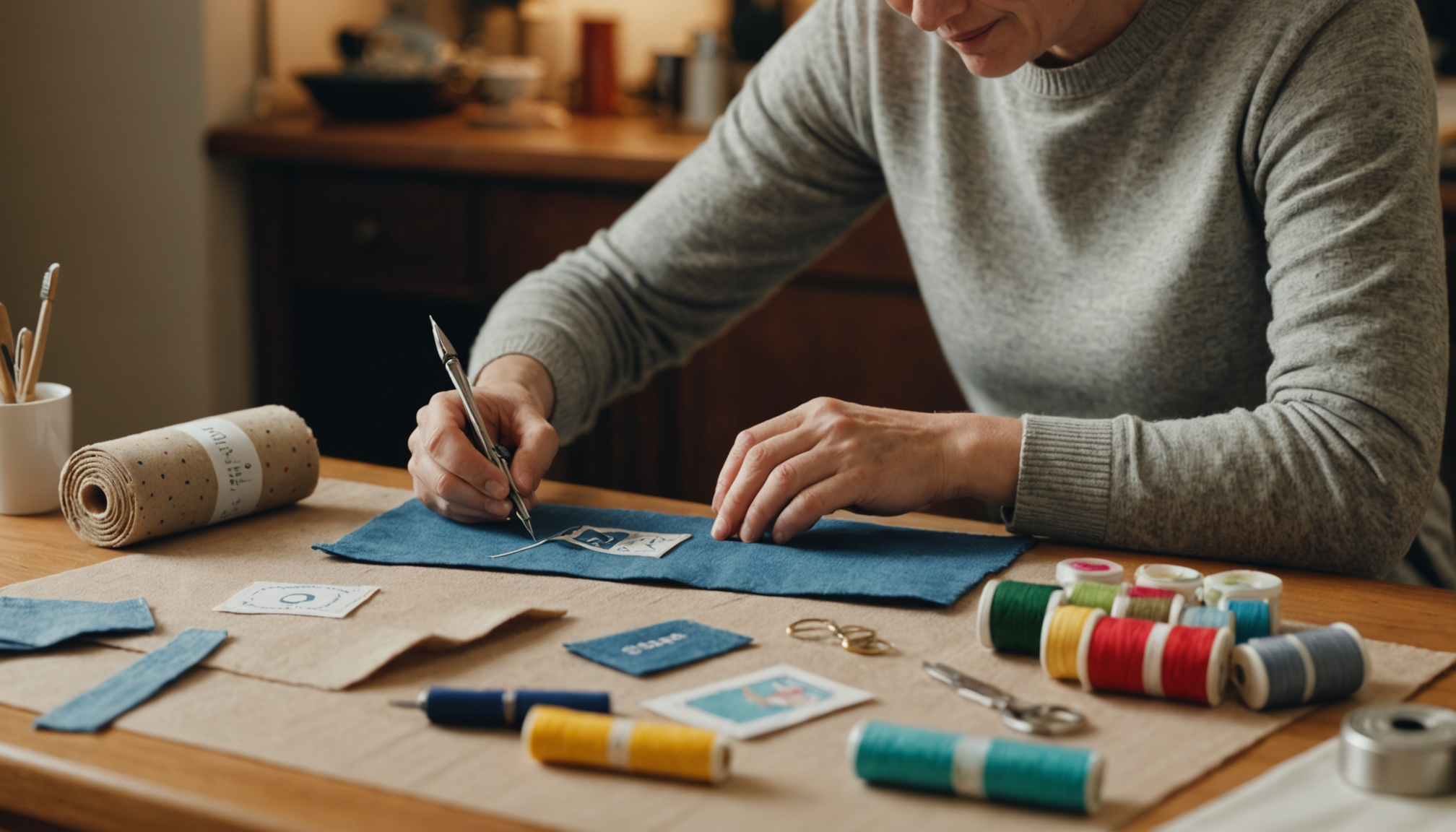 personnalisez vos vêtements : étiquettes à coudre ou thermocoller — le prénom et le nom de l'enfant apparaissent