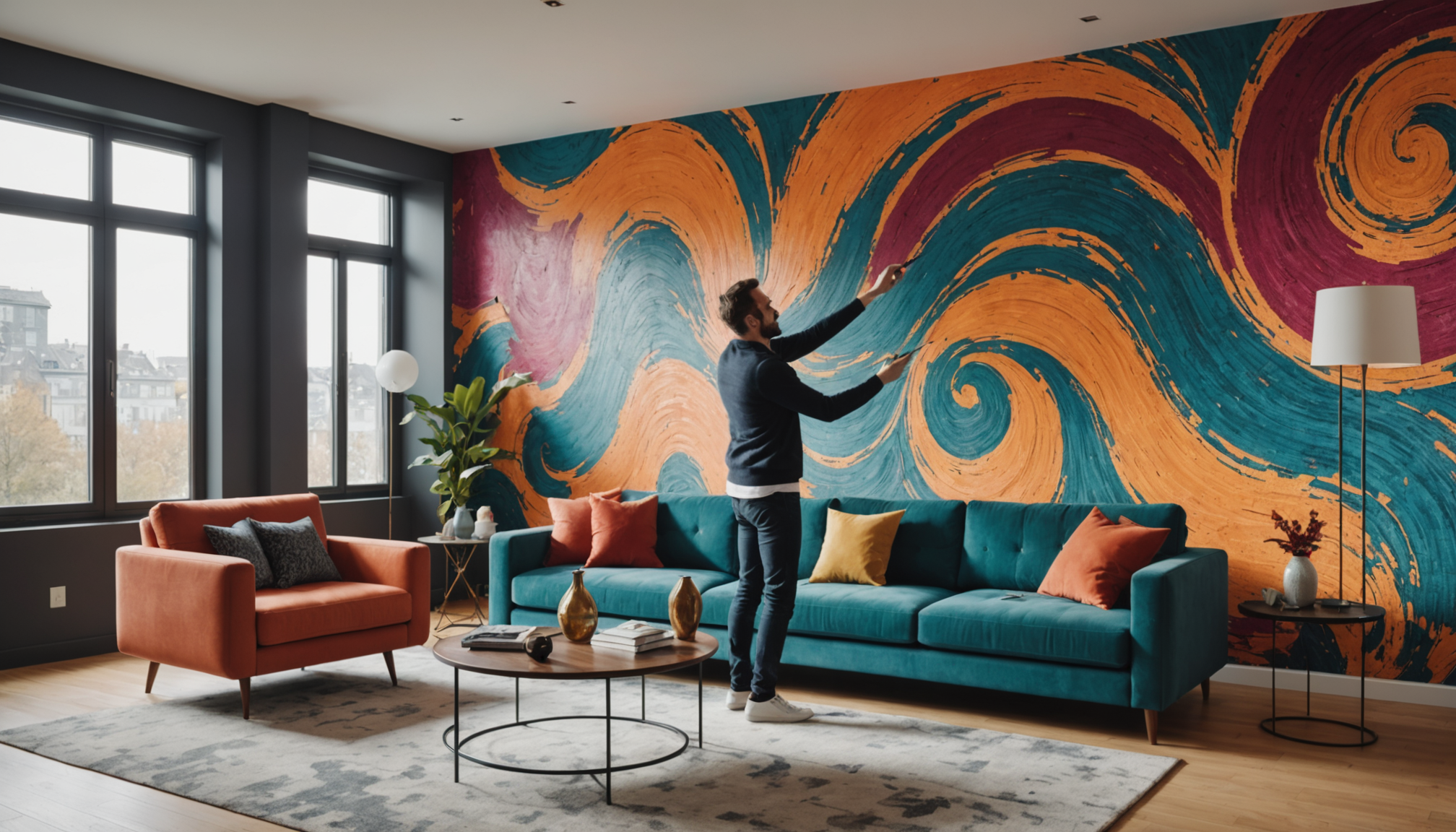 Illustration : les papiers peints panoramiques créent des décors spectaculaires — construire et rénover : des idées innovantes pour votre maison