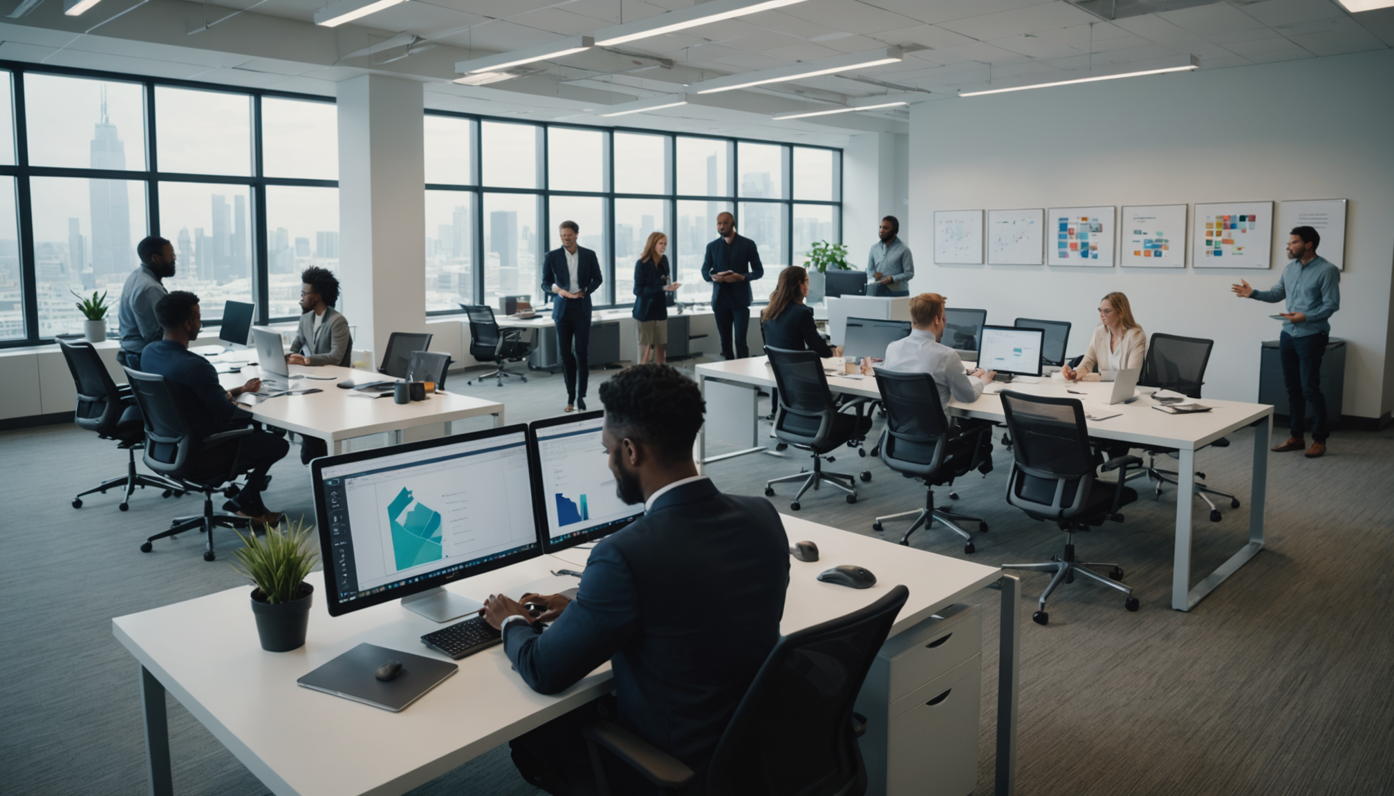 Illustration : abinet hybride agilité du freelance + encadrement structuré — 5 meilleurs cabinets d’outsourcing