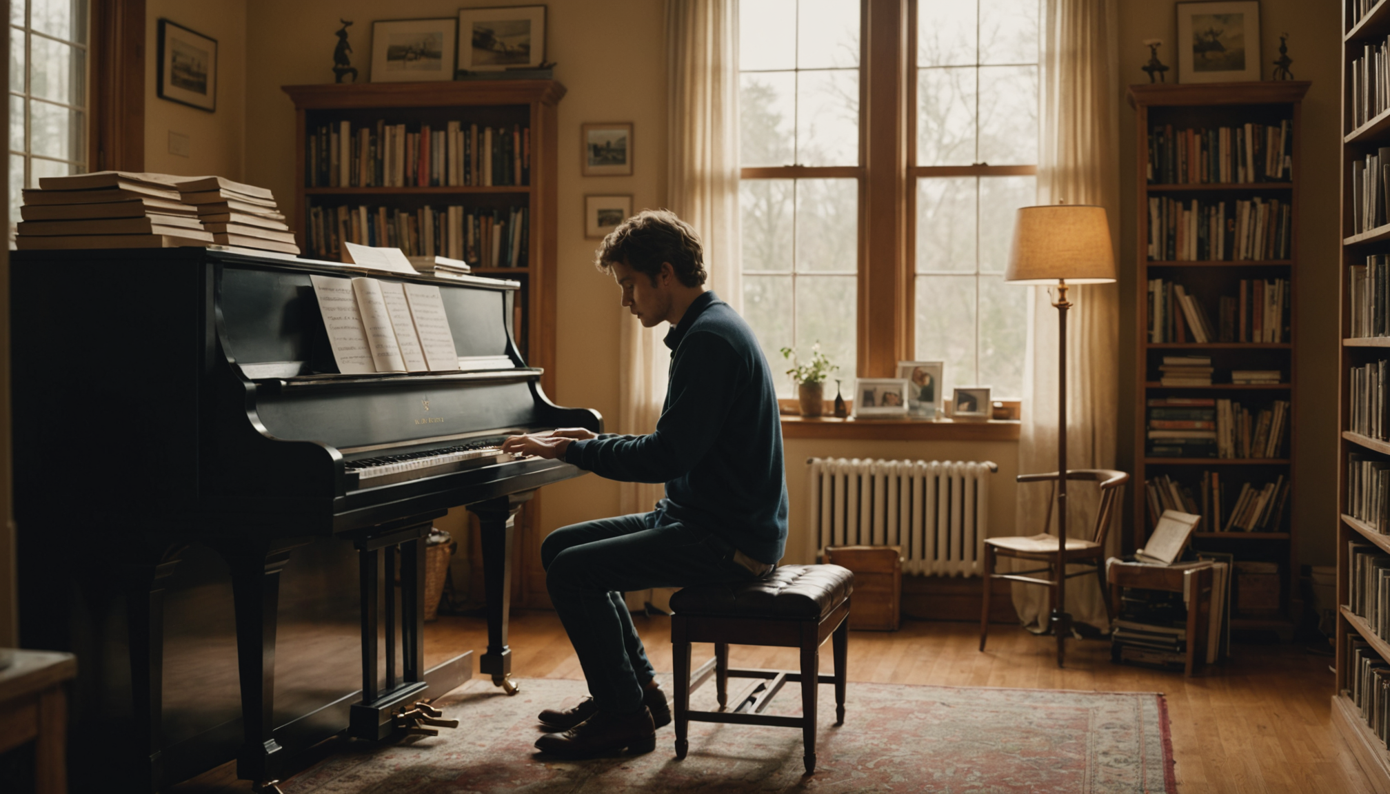 Illustration : notez vos progrès dans un carnet. indiquez la — apprendre le piano : par où commencer quand on débute ?