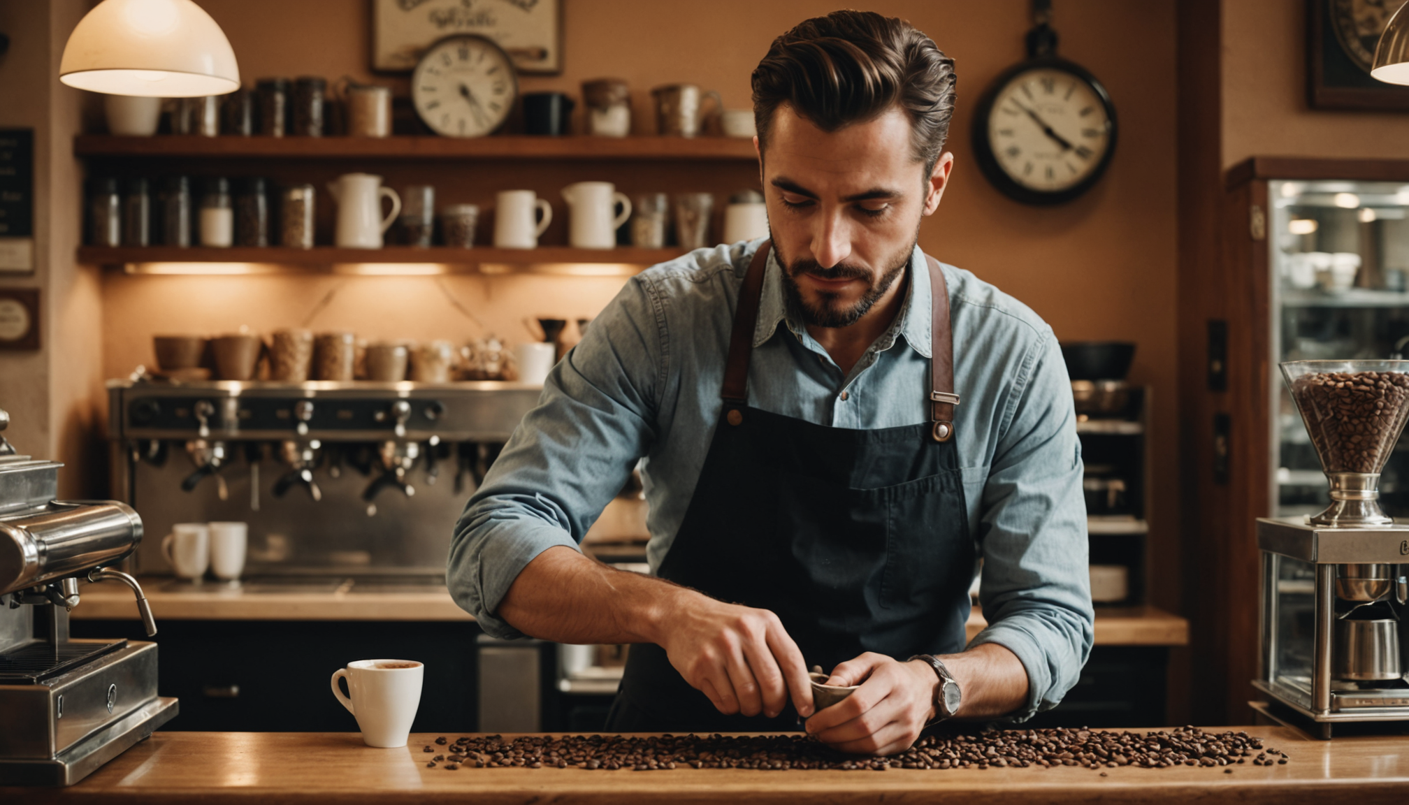 grains de café : l'art du choix pour un arôme parfait — essos italiens traditionnels et aux préparations lactées où