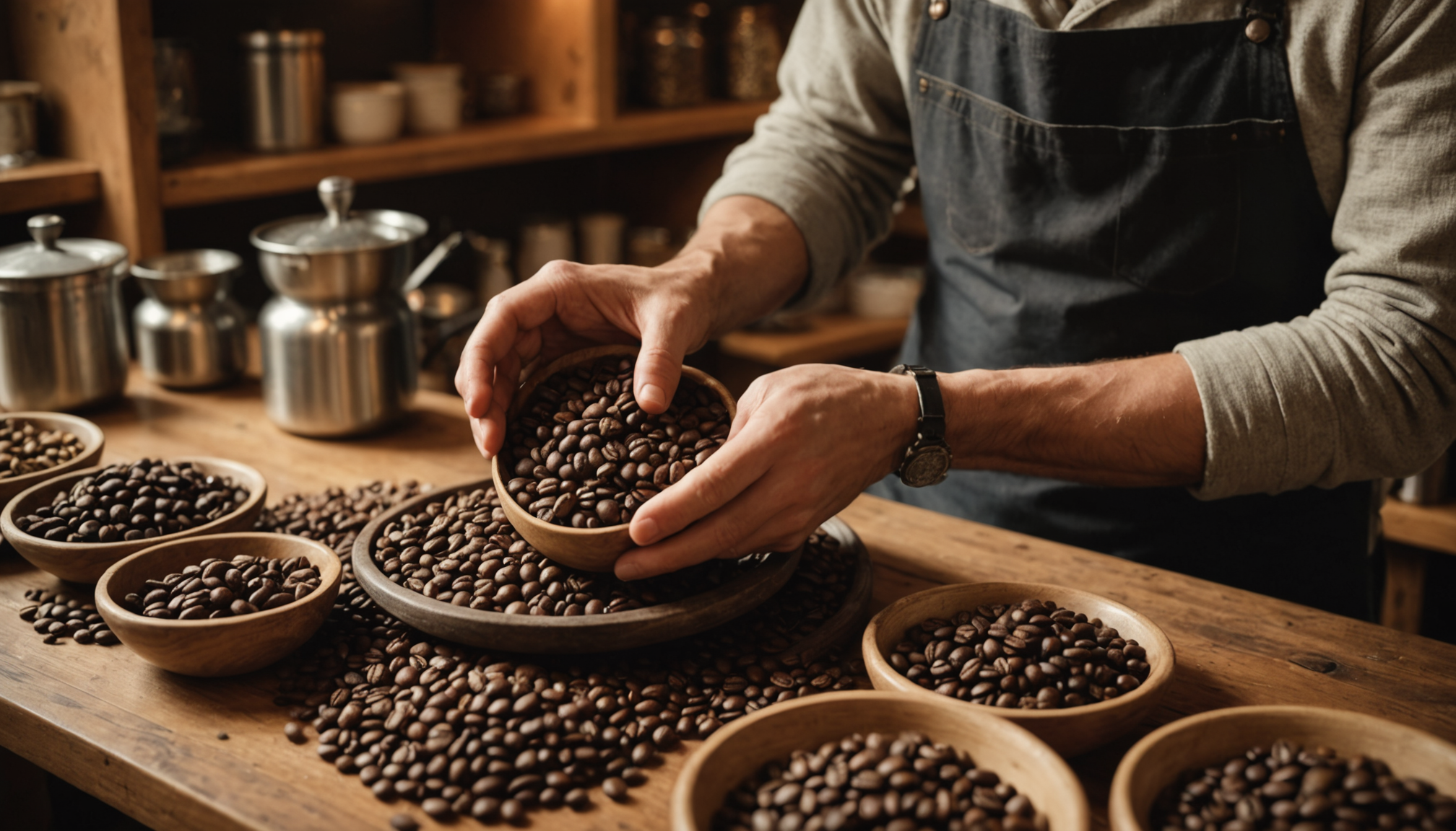 Illustration : x qui souhaitent découvrir différents terroirs sans se — grains de café : l'art du choix pour un arôme parfait