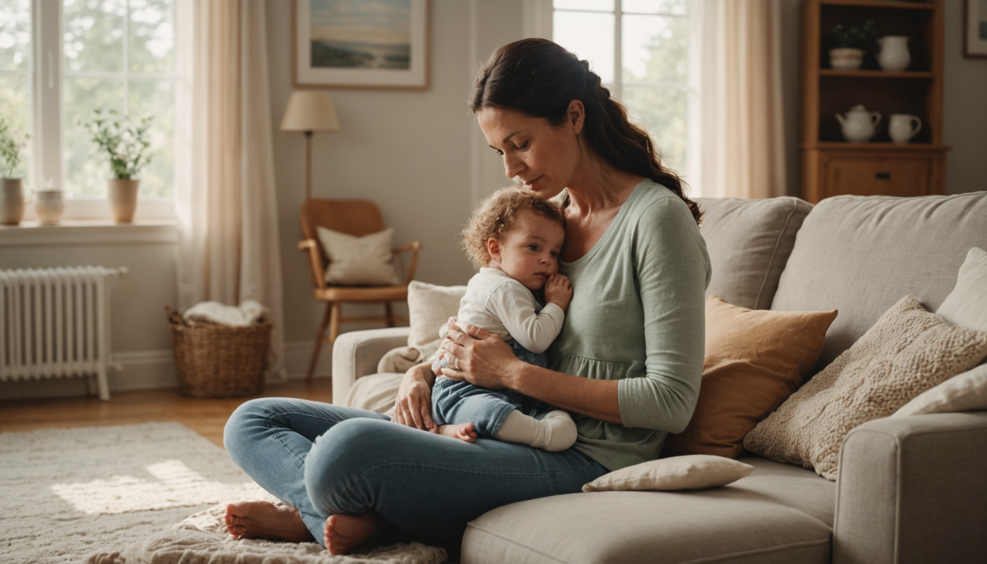 Illustration : si vous ressentez un épuisement profond ou des — clés pour être une maman sereine au quotidien