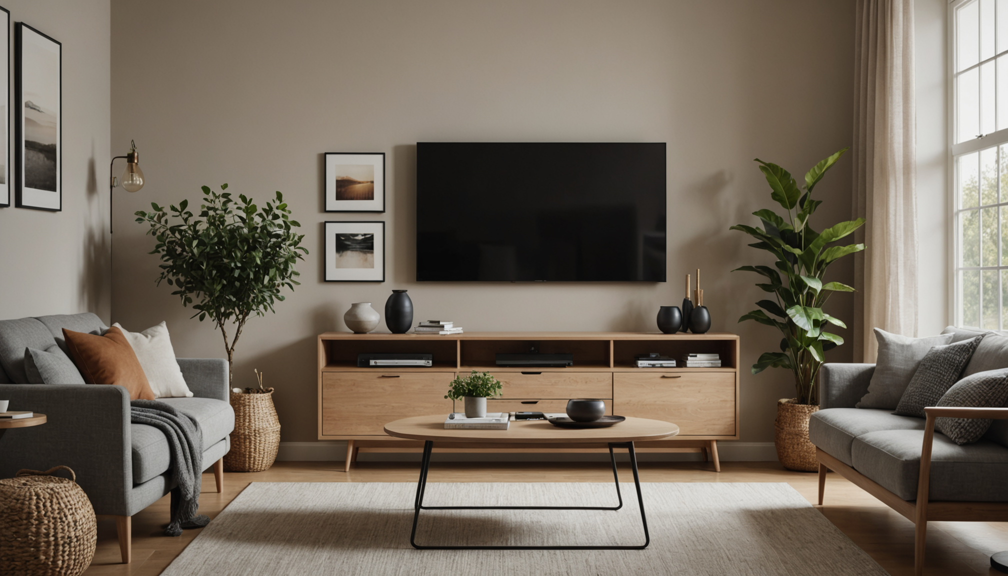 améliorer le confort de sa maison facilement ? — ge hors saison, pièce épurée salon meubles tv