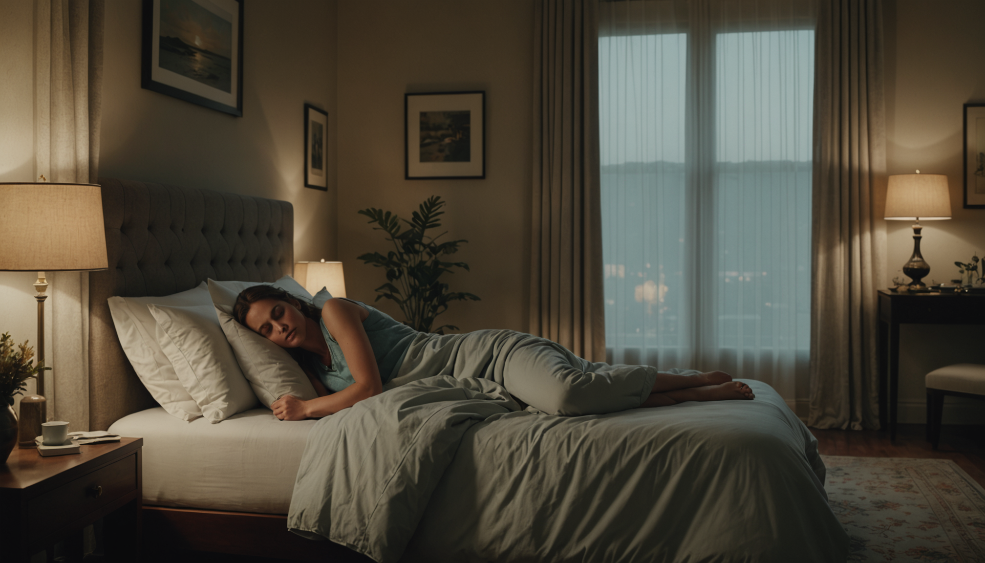 Illustration : optimisez la qualité de votre sommeil en créant — sublimer votre visage sans maquillage ?