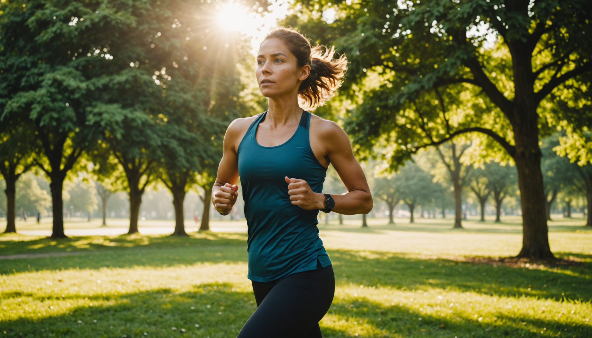 Illustration : l'exercice physique régulier oxygène votre cerveau et libère — éveillez votre créativité à travers un mode de vie inspiré