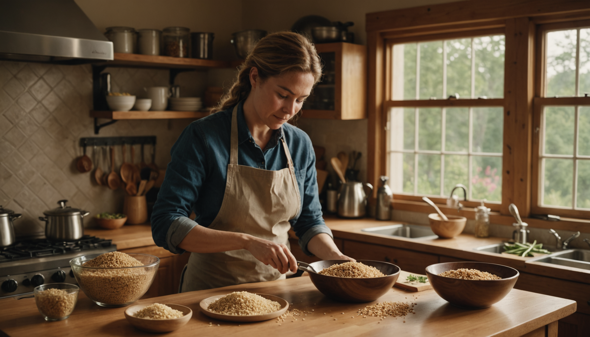 cultivez votre bien-être grâce à une alimentation équilibrée — atoires privilégiez les céréales complètes (quinoa, riz complet,