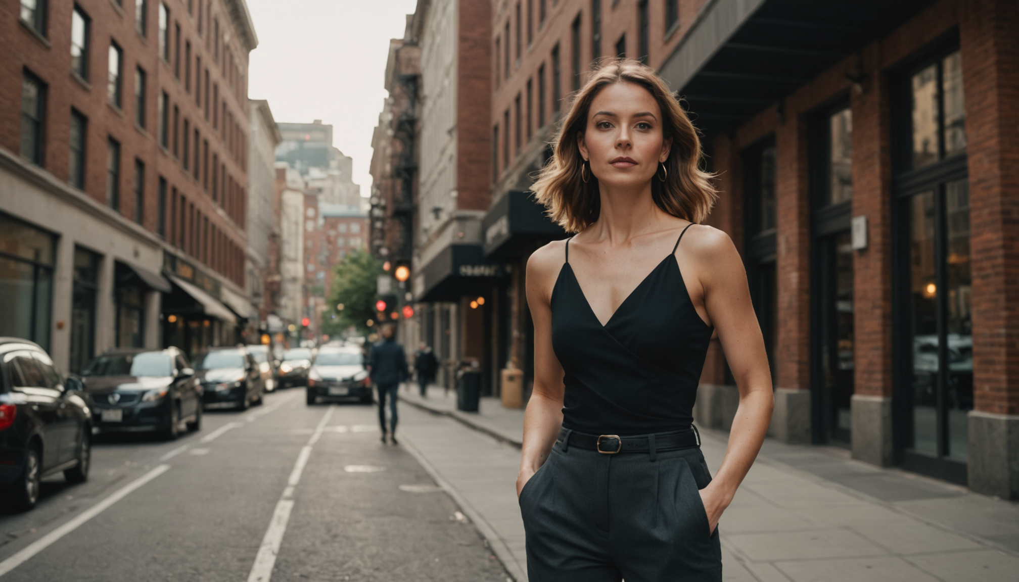 7 astuces pour affiner la silhouette sans effort — toir crée une ligne verticale sur le buste