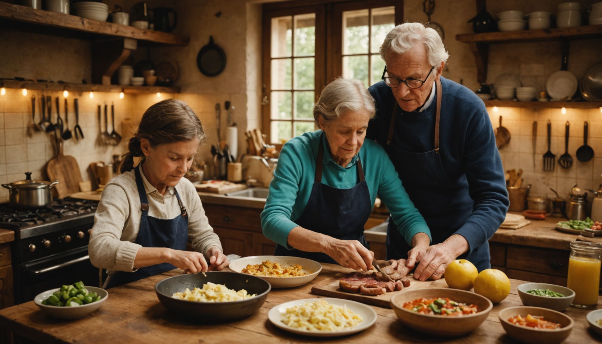 Illustration : la transmission générationnelle constitue un autre pilier de — plats iconiques de la cuisine française à connaître
