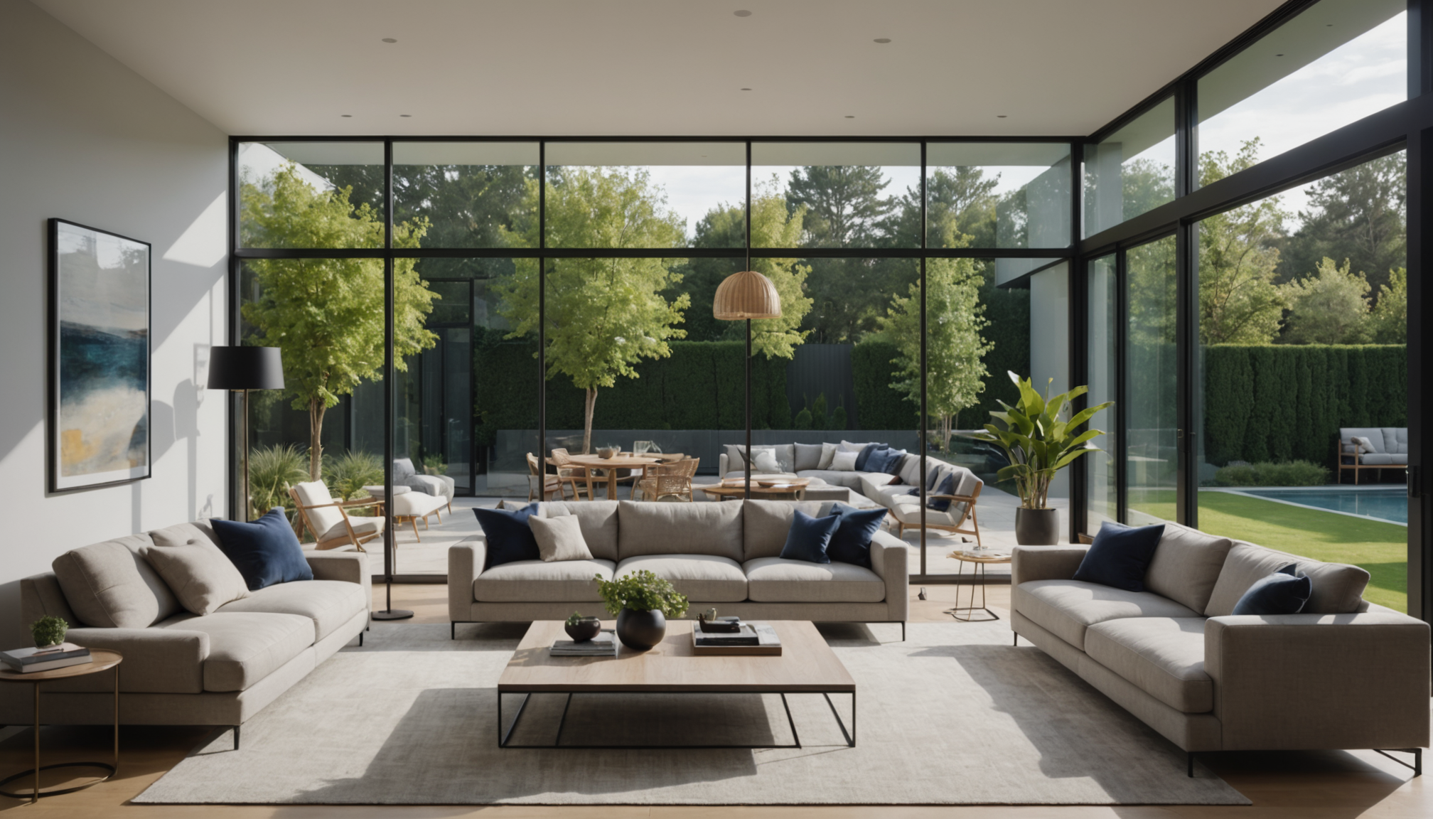 conseils pratiques pour harmoniser intérieur et extérieur — les angles et les coins vitrés amplifient encore