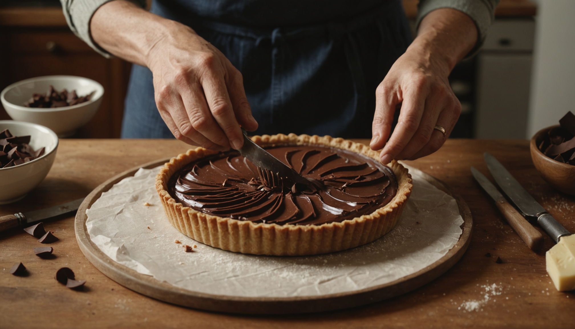 recette traditionnelle de la tarte au chocolat de grand-maman : le guide complet — ure ferme et onctueuse repos au frais 4°c
