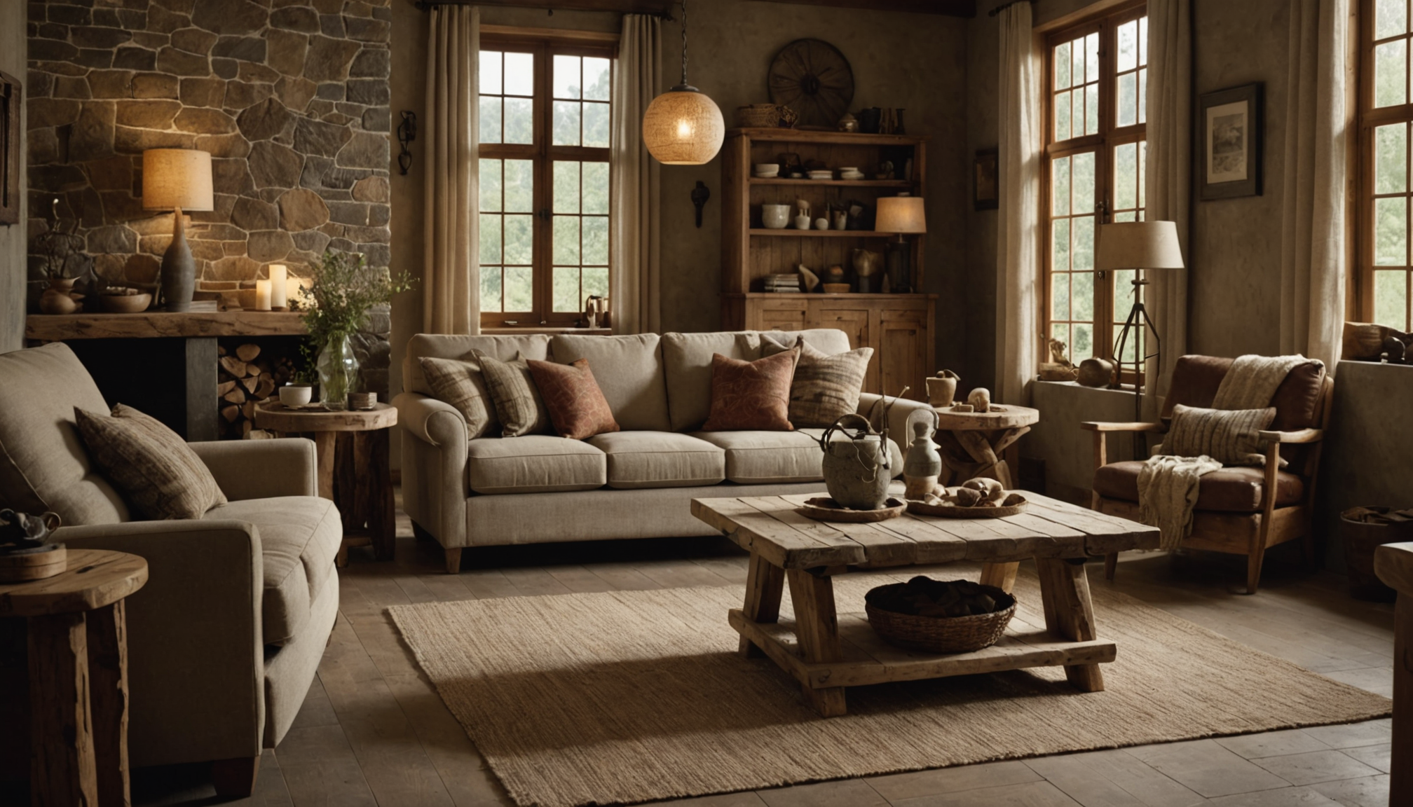 Illustration : la vraie beauté des matières brutes réside dans — décoration naturelle : intégrer les matières brutes chez soi