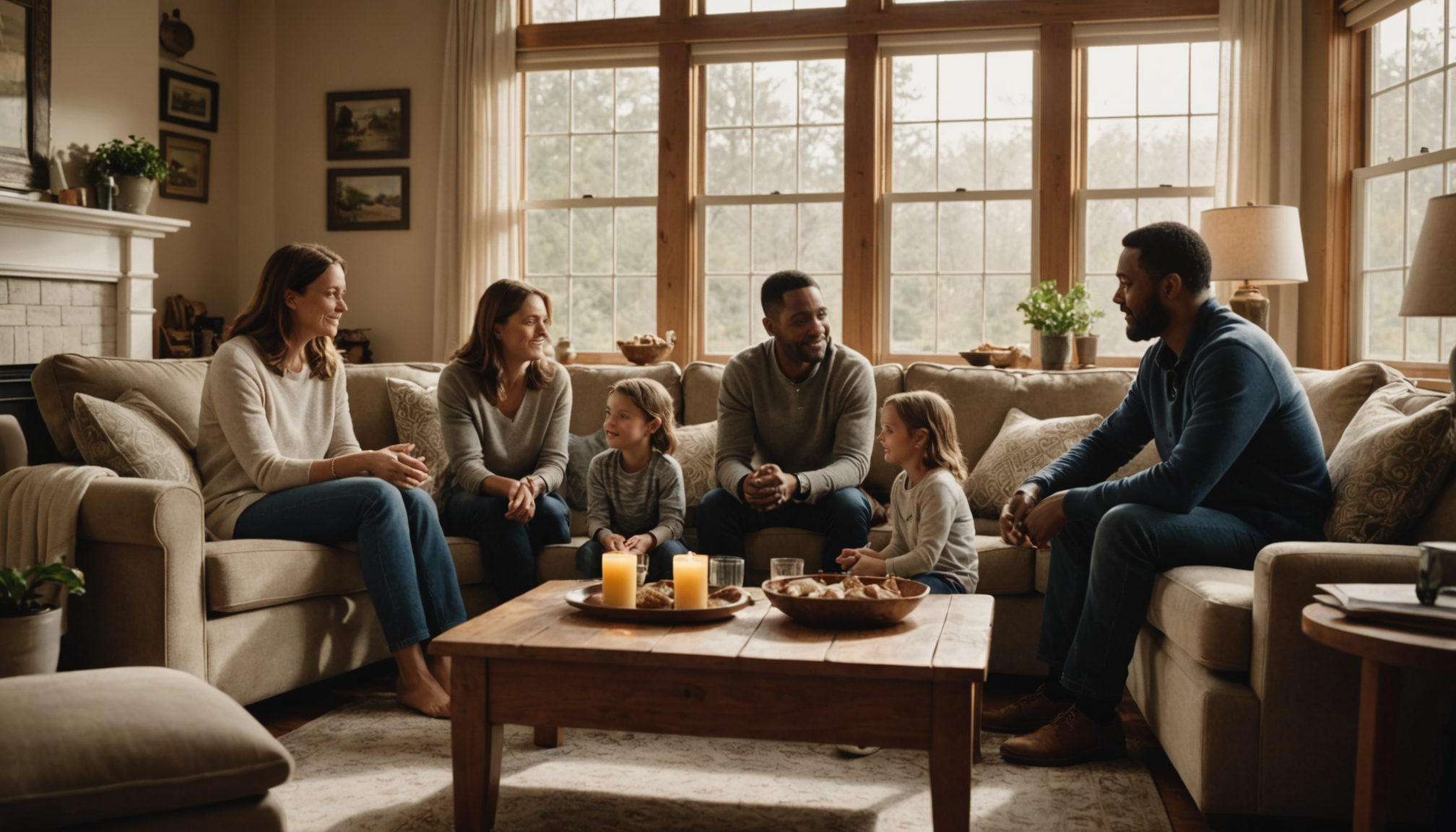 Illustration : les enfants observent et imitent. montrez-leur comment vous — cultivez le bonheur familial au quotidien