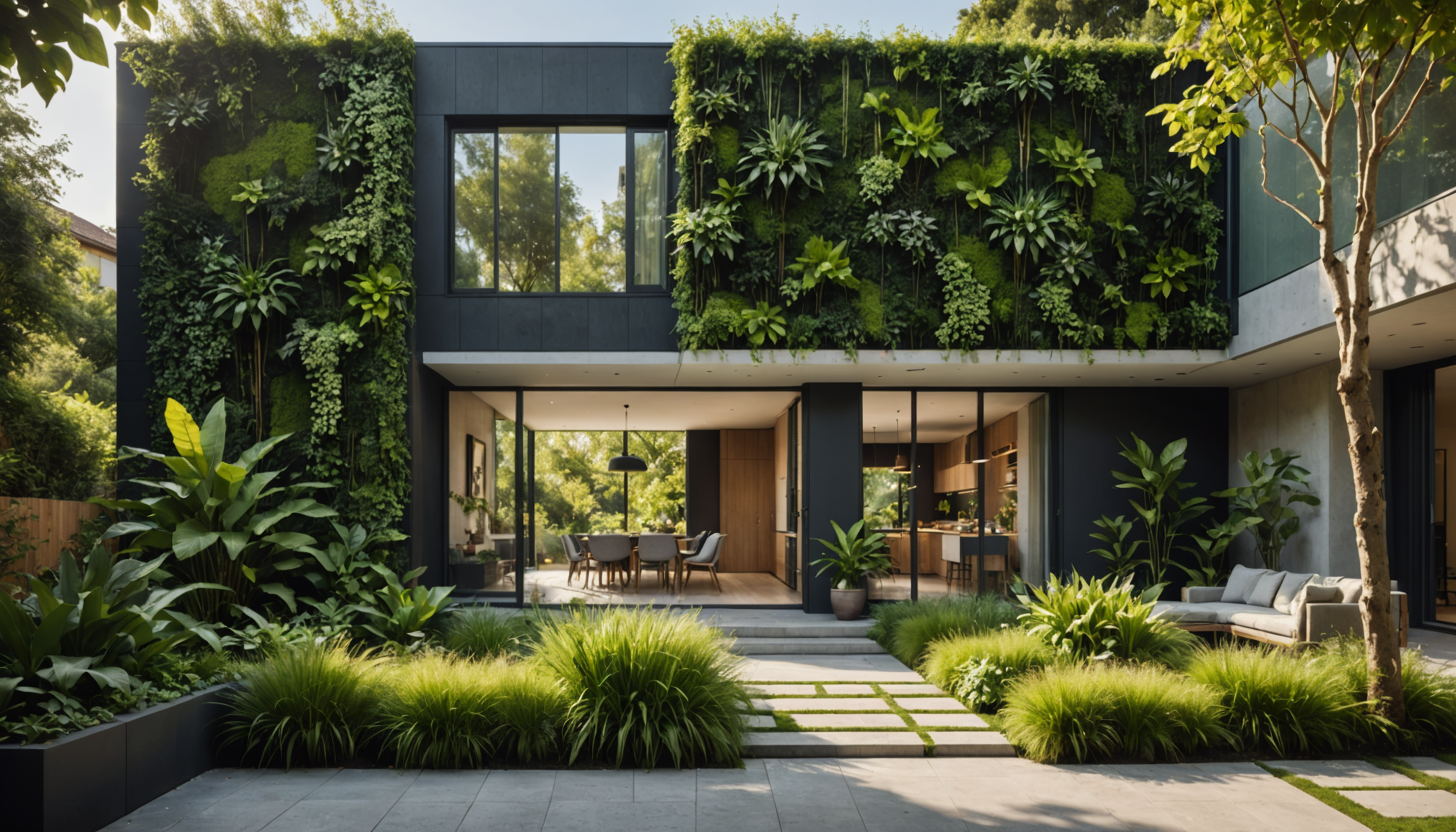 Illustration : la végétalisation régule la température autour de votre — allier confort et durabilité chez soi ?