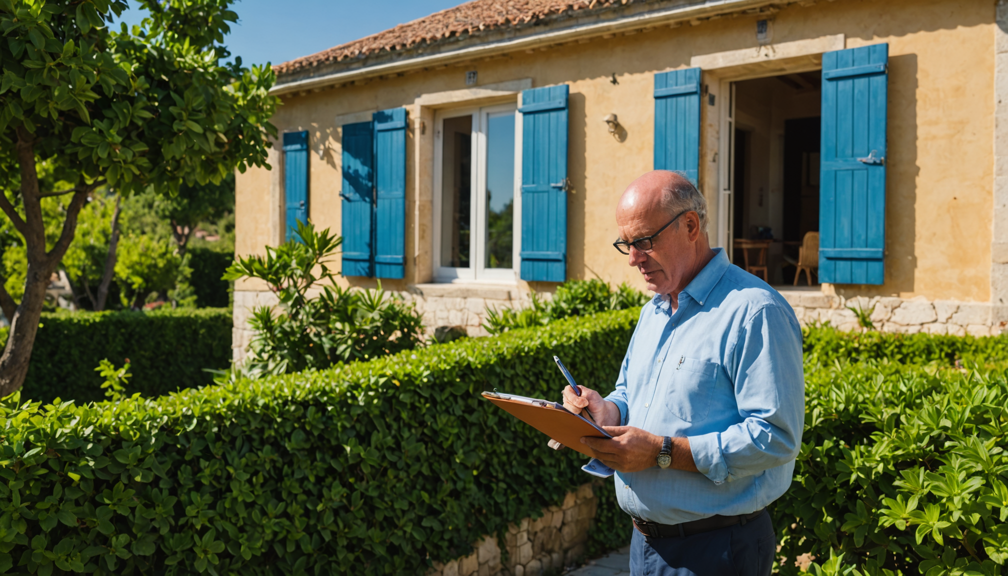Illustration : un expert en bâtiment indépendant réalise un diagnostic — acheter une maison dans le sud : quels critères privilégier en 2026 ?