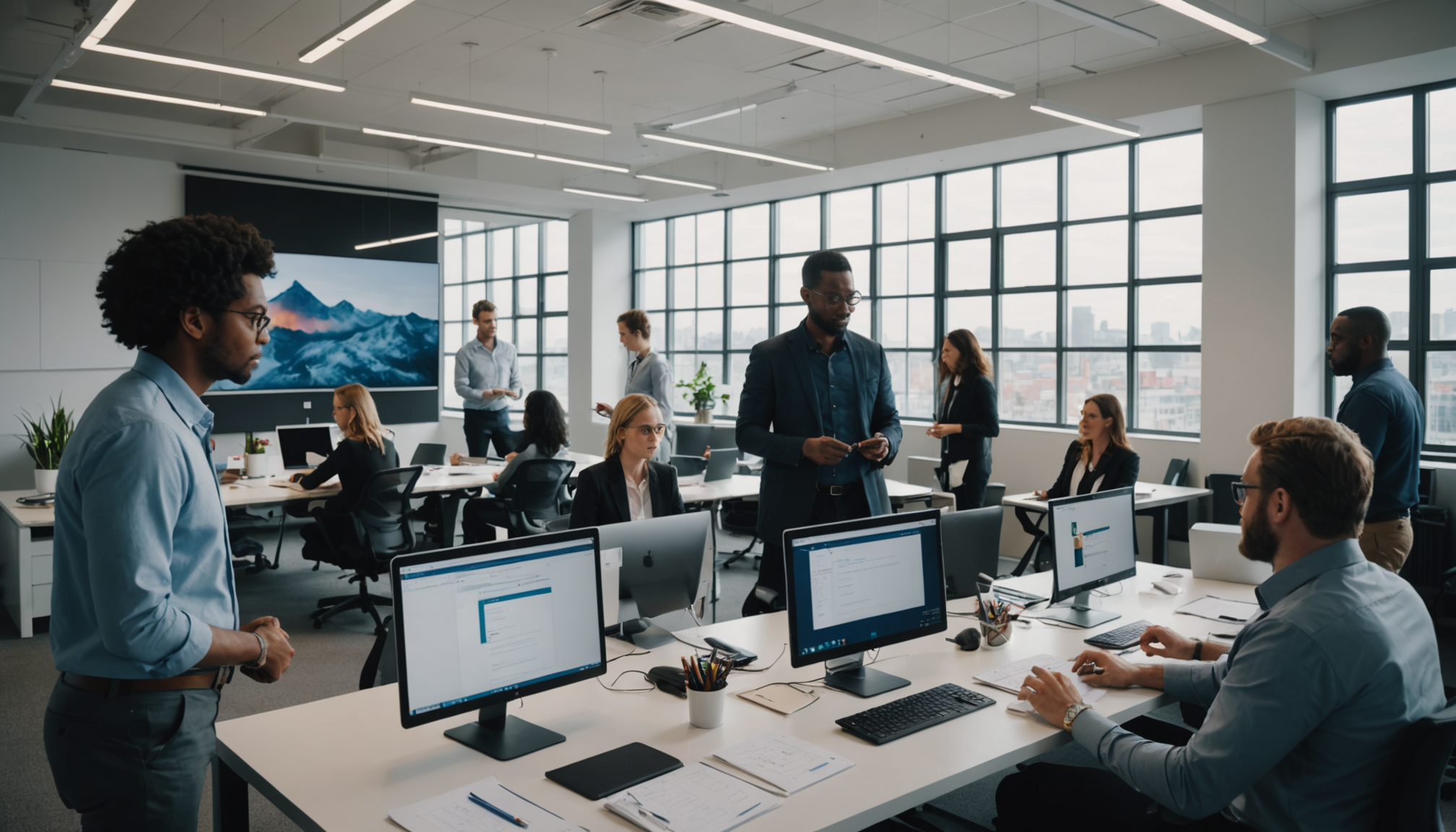 Illustration : les applications cloud facilitent également la collaboration entre — l'essor des outils numériques pour optimiser la production