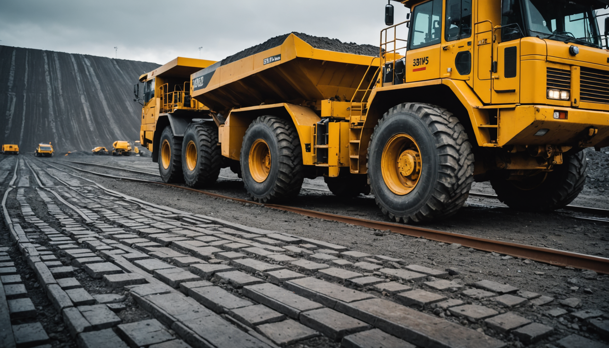 revêtement en caoutchouc : sécurité optimale pour les industries — les zones de circulation des engins miniers bénéficient