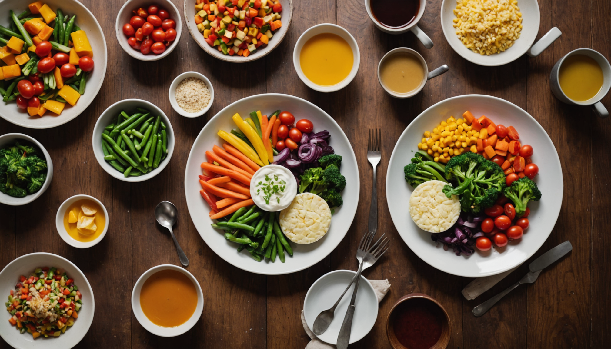 équilibrez votre bien-être avec une alimentation saine et variée — s dîner légumes, protéines légères, féculents modérés digestion