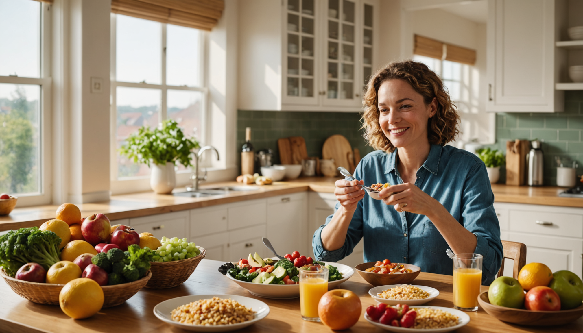Illustration : re appétit augmentez vos apports lors d'efforts physiques, — équilibrez votre bien-être avec une alimentation saine et variée