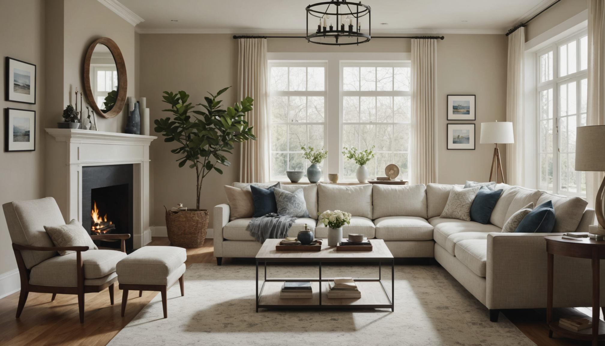 Illustration : les principes d'équilibre spatial s'appliquent universellement : évitez — améliorez votre bien-être grâce à un habitat apaisant