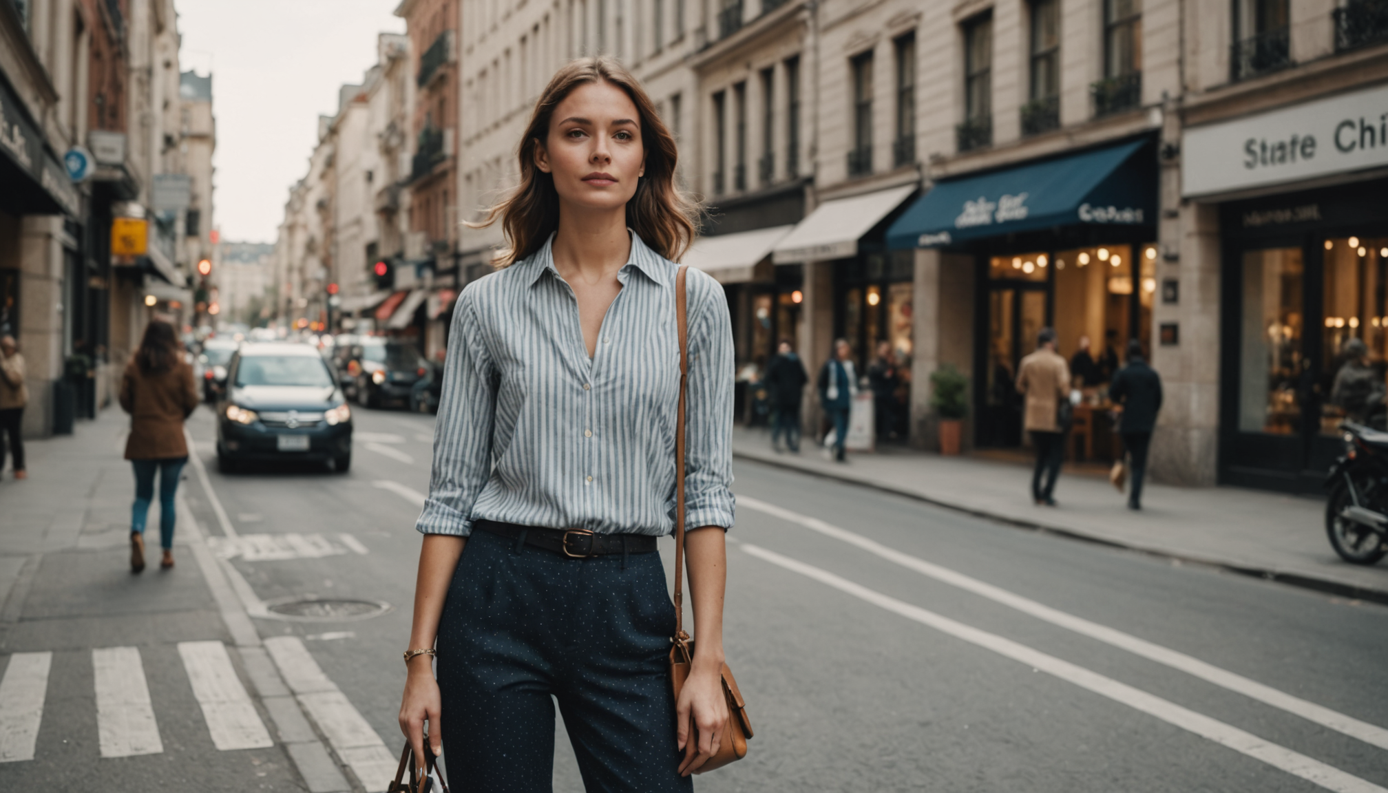 look élégant au quotidien — les imprimés discrets – rayures fines, petits pois,