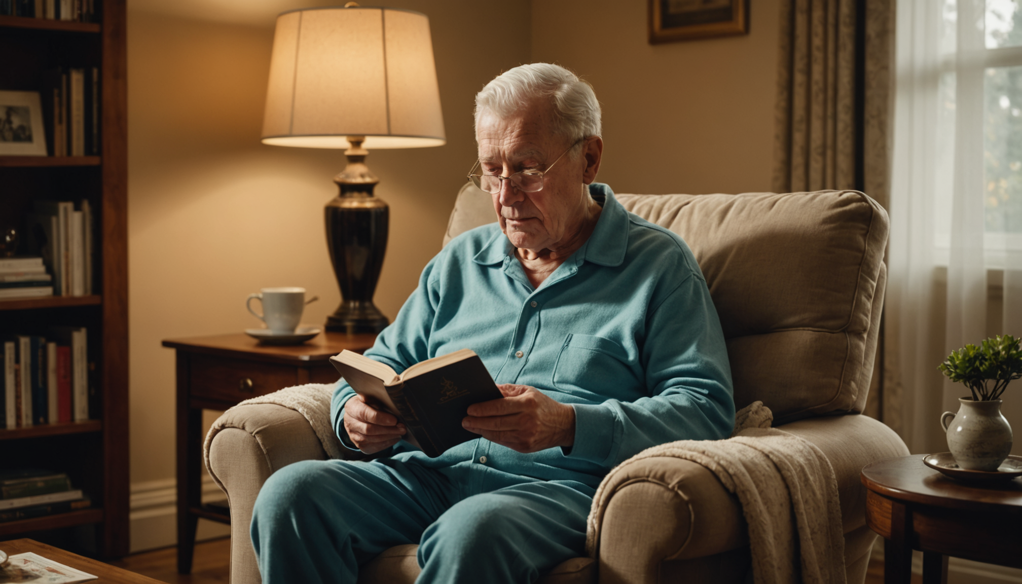 Illustration : pour favoriser un sommeil réparateur limiter le temps — le bien-être transforme-t-il la vie des seniors ?