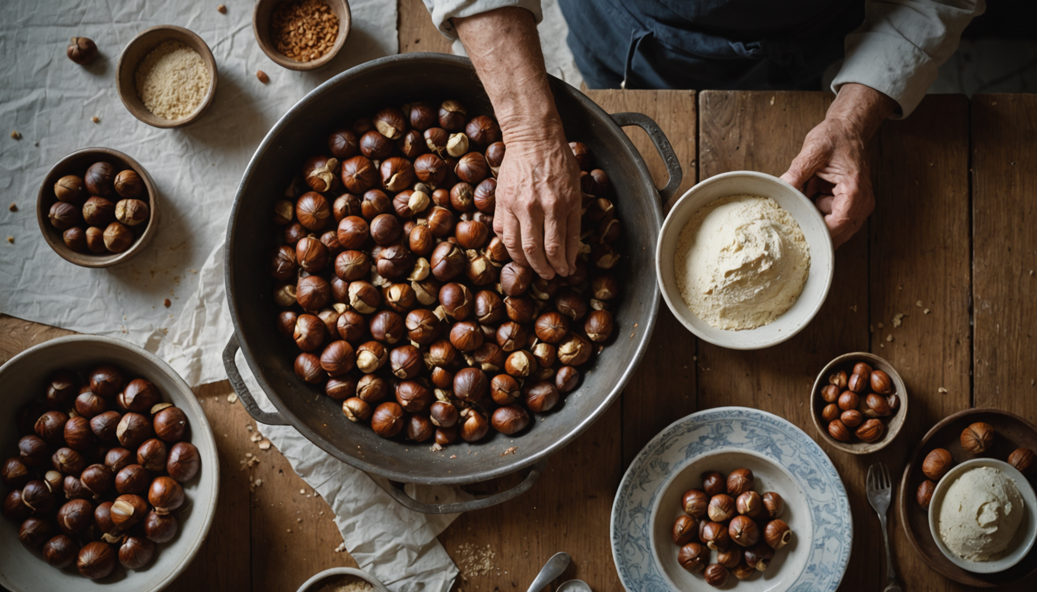 Illustration : les châtaignes, longtemps considérées comme le pain des — explorez l'art culinaire français à travers ses régions uniques
