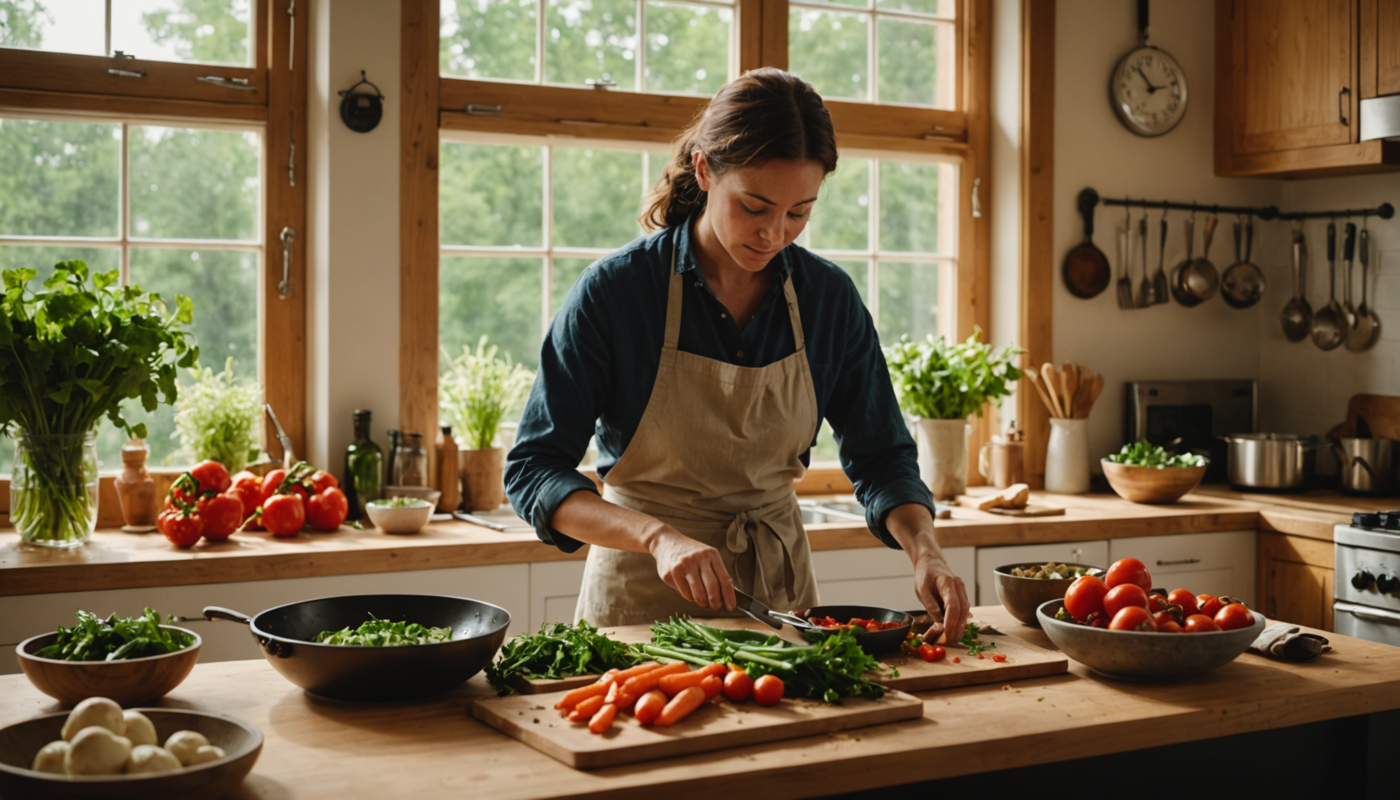 Illustration : e préparé avec attention procure davantage de satisfaction — cuisinez léger et savoureux sans renoncer au plaisir