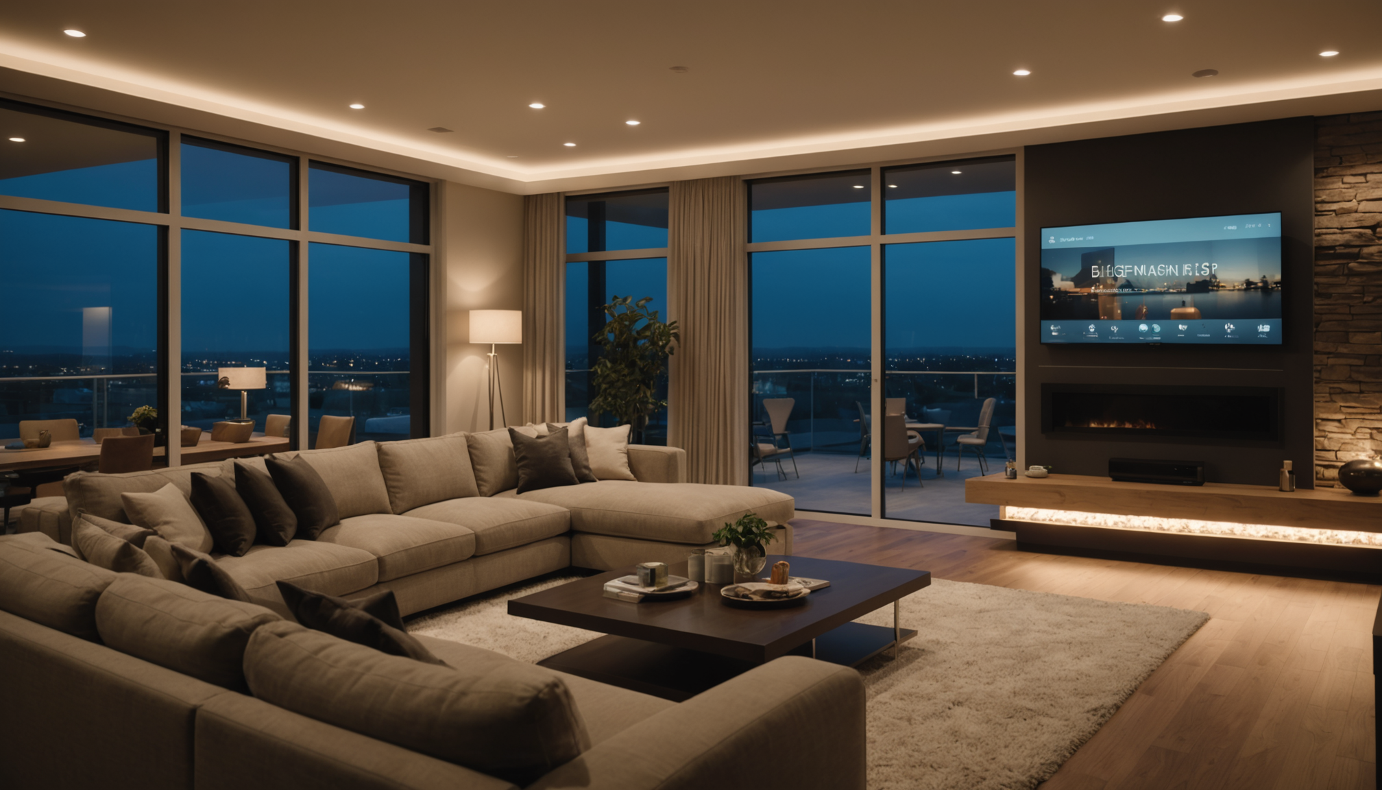 Illustration : matiquement la température de couleur selon l'heure pour — maison intelligente : les tendances qui vont dominer les prochaines années