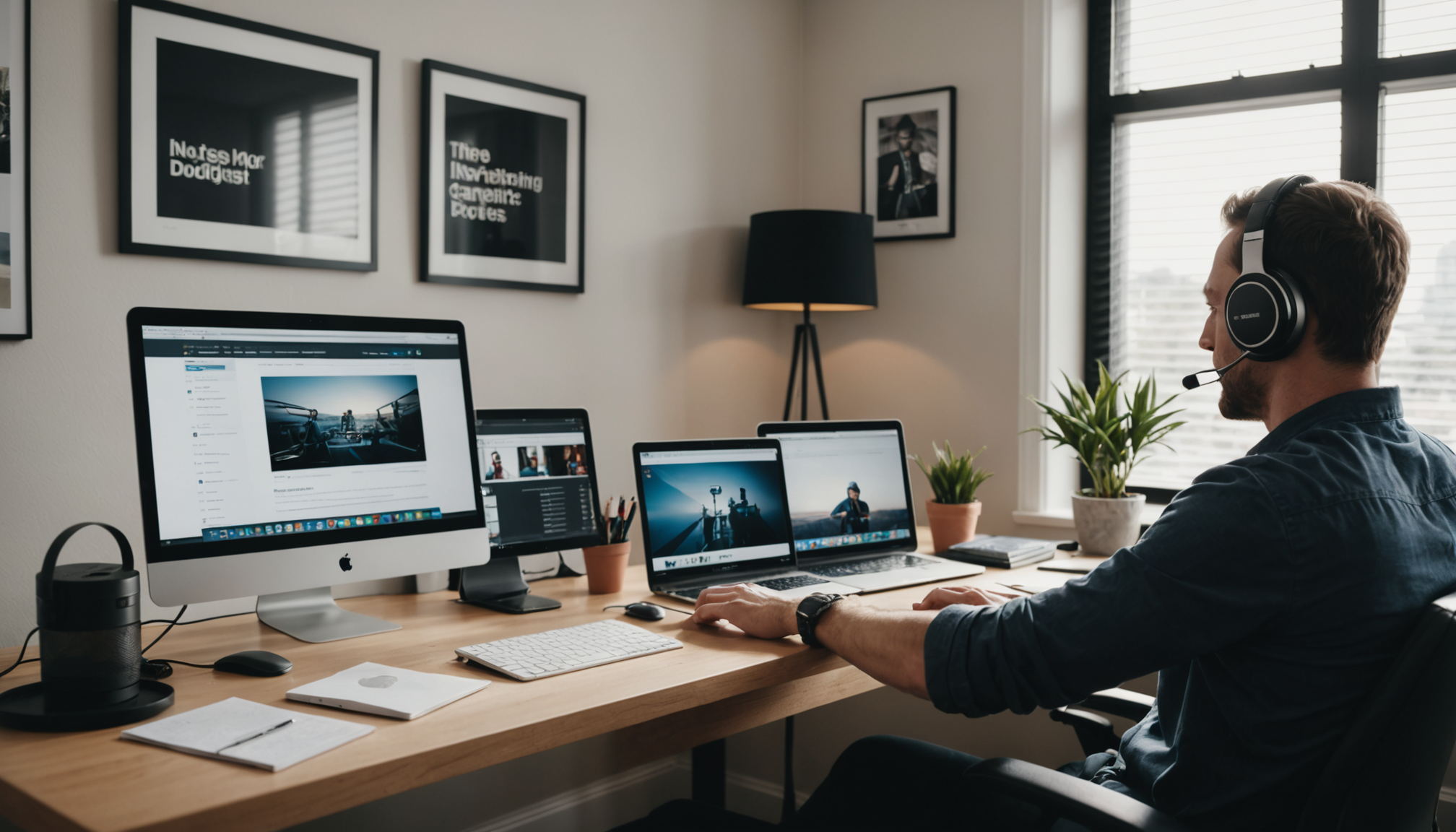 Illustration : participez à des webinaires ou formations en ligne — meilleurs podcasts sur le marketing digital à écouter absolument