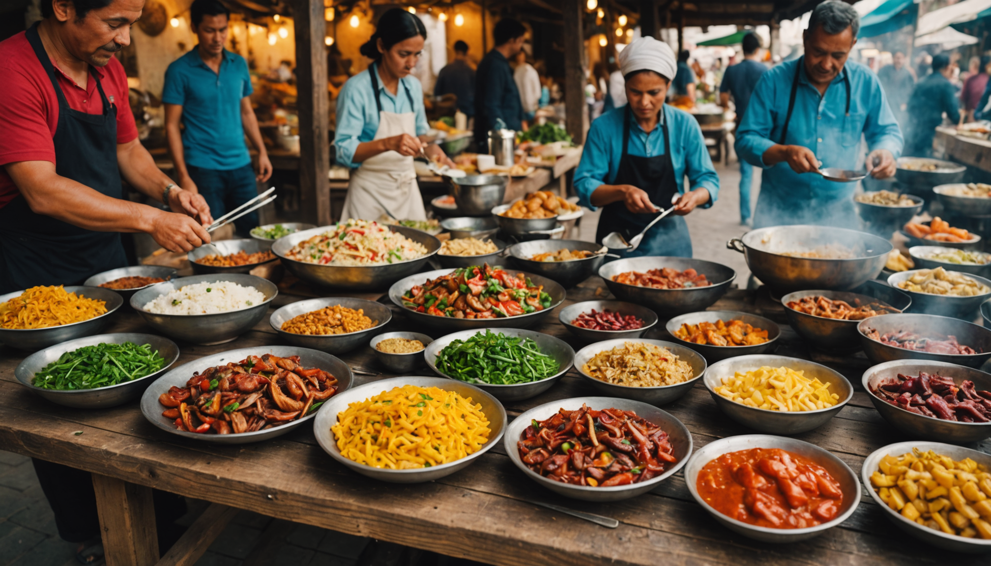 Illustration : « la découverte d'un mets nouveau fait plus — ces plats typiques vont transformer vos voyages en véritables aventures gastronomiques