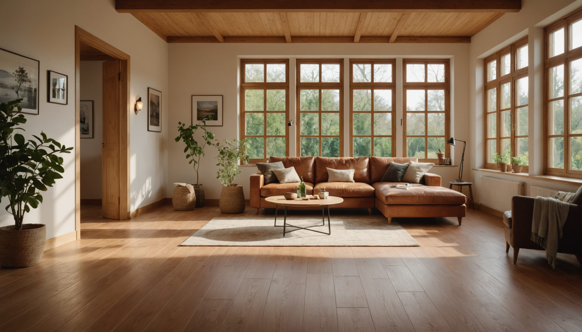 Illustration : pour les sols, le parquet massif en chêne — maison écologique : comment transformer votre maison actuelle en habitat durable