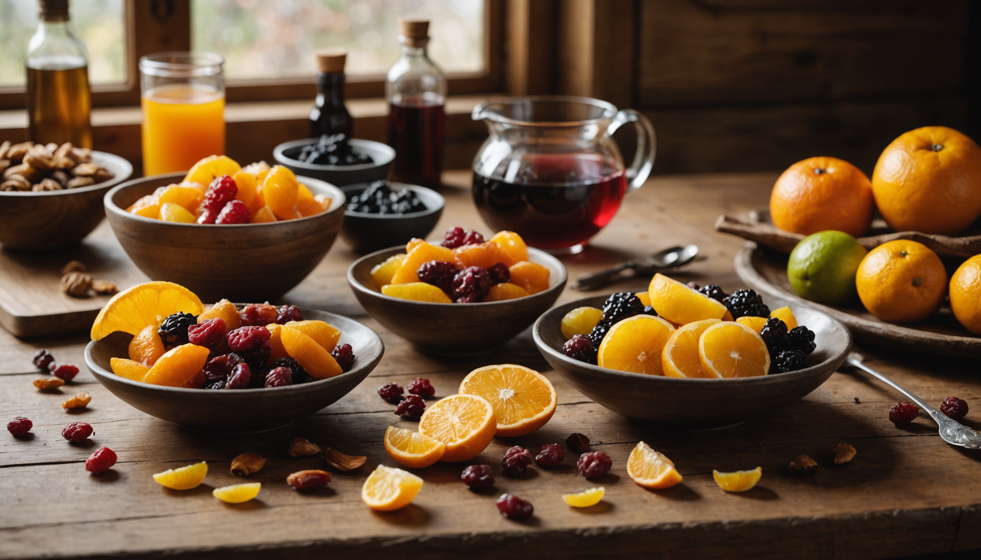 éveillez vos sens en découvrant des saveurs inédites en cuisine — les fruits séchés réhydratés dans des liquides aromatisés