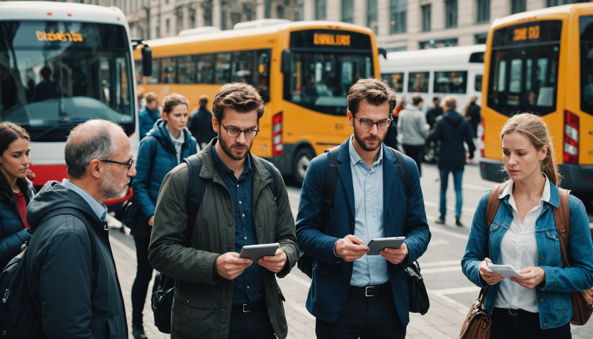 Illustration : sélectionner le bon prestataire et le véhicule adapté — choisir un bus ou minibus avec chauffeur ?