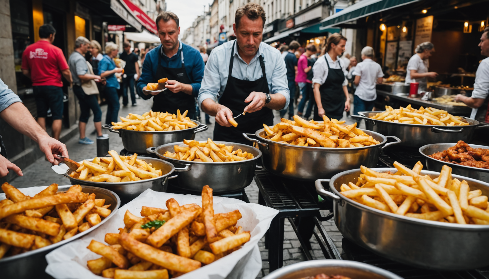 Illustration : cabillaud pané dans une pâte à bière légère, — street food du monde : 20 plats de rue incroyables à goûter au moins une fois