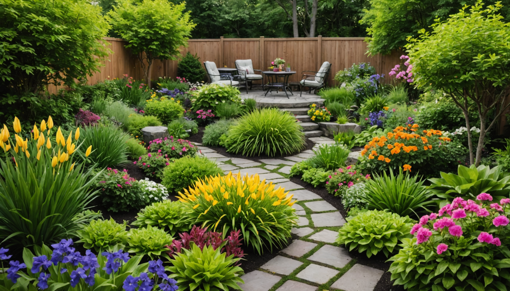 créer un magnifique jardin, même avec peu d’espace : le guide complet. — . cette répartition garantit qu'aucune saison ne transforme