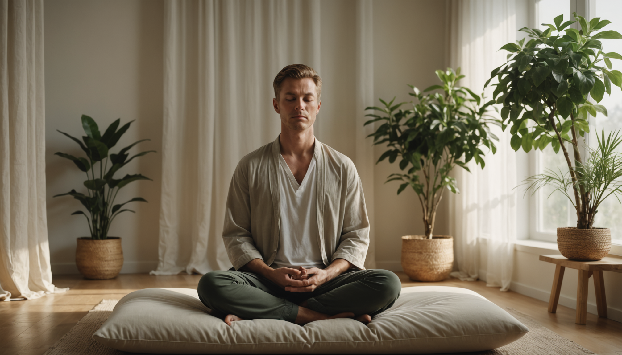 Illustration : commencez par des sessions courtes de cinq à — réduire le stress et retrouver la paix intérieure ?