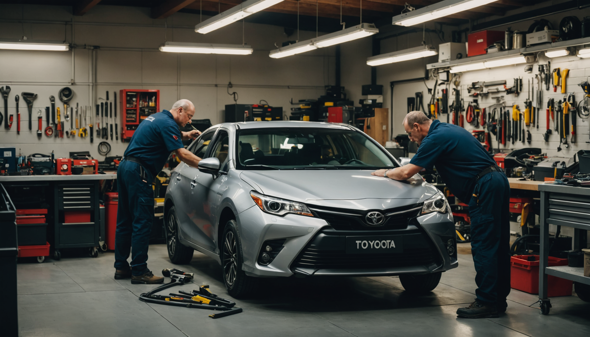 Illustration : la gestion des sinistres s'effectue en coordination directe — assurance auto toyota : les avantages d'une protection constructeur