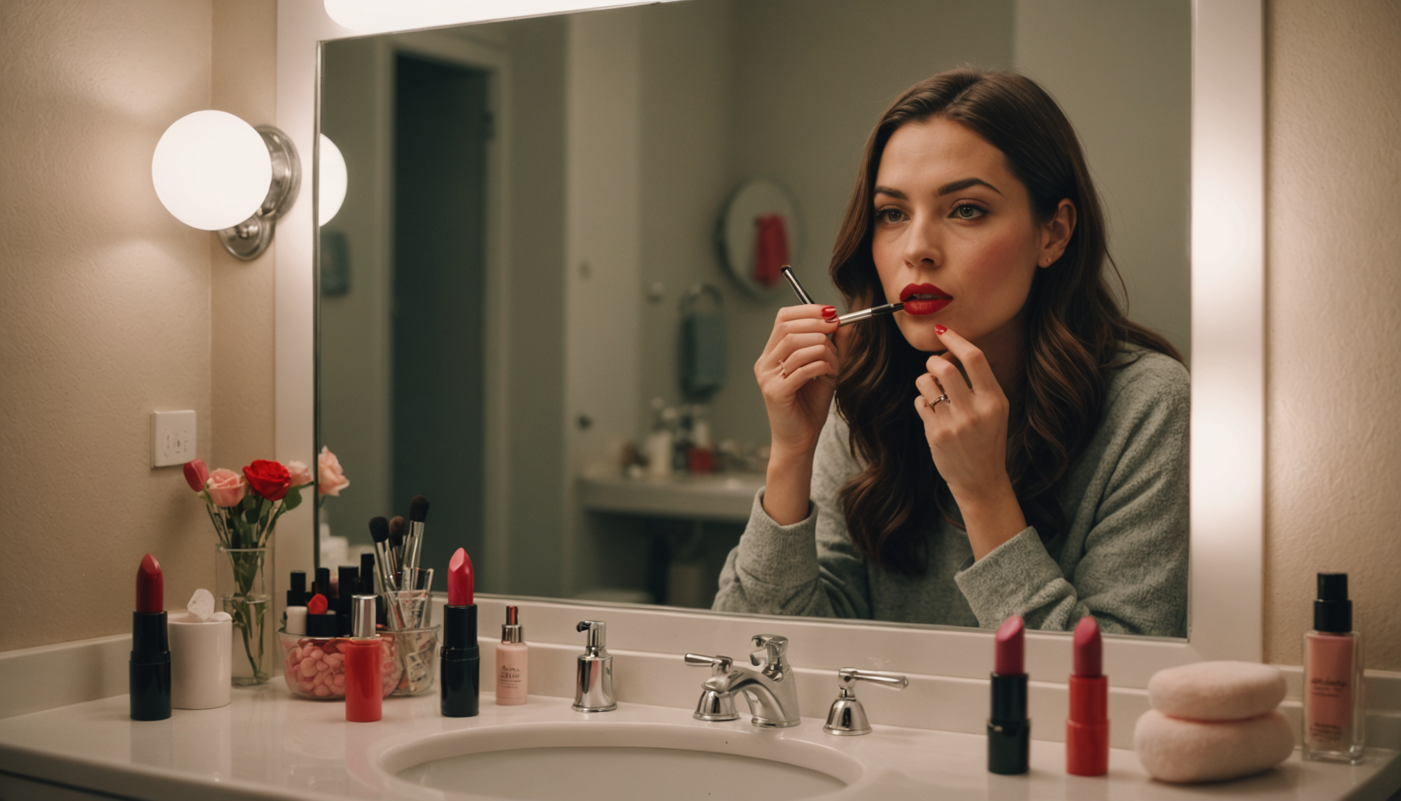 Illustration : vérifiez également le confort d'application et la texture — choisir le rouge à lèvres parfait ?