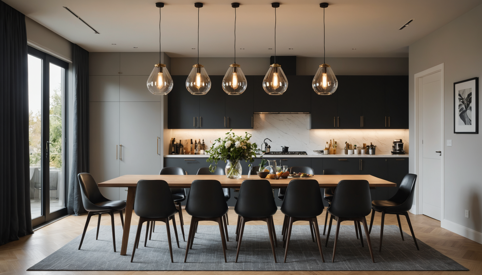 idées déco créatives pour moderniser votre intérieur — les suspensions lumineuses à hauteur variable deviennent des