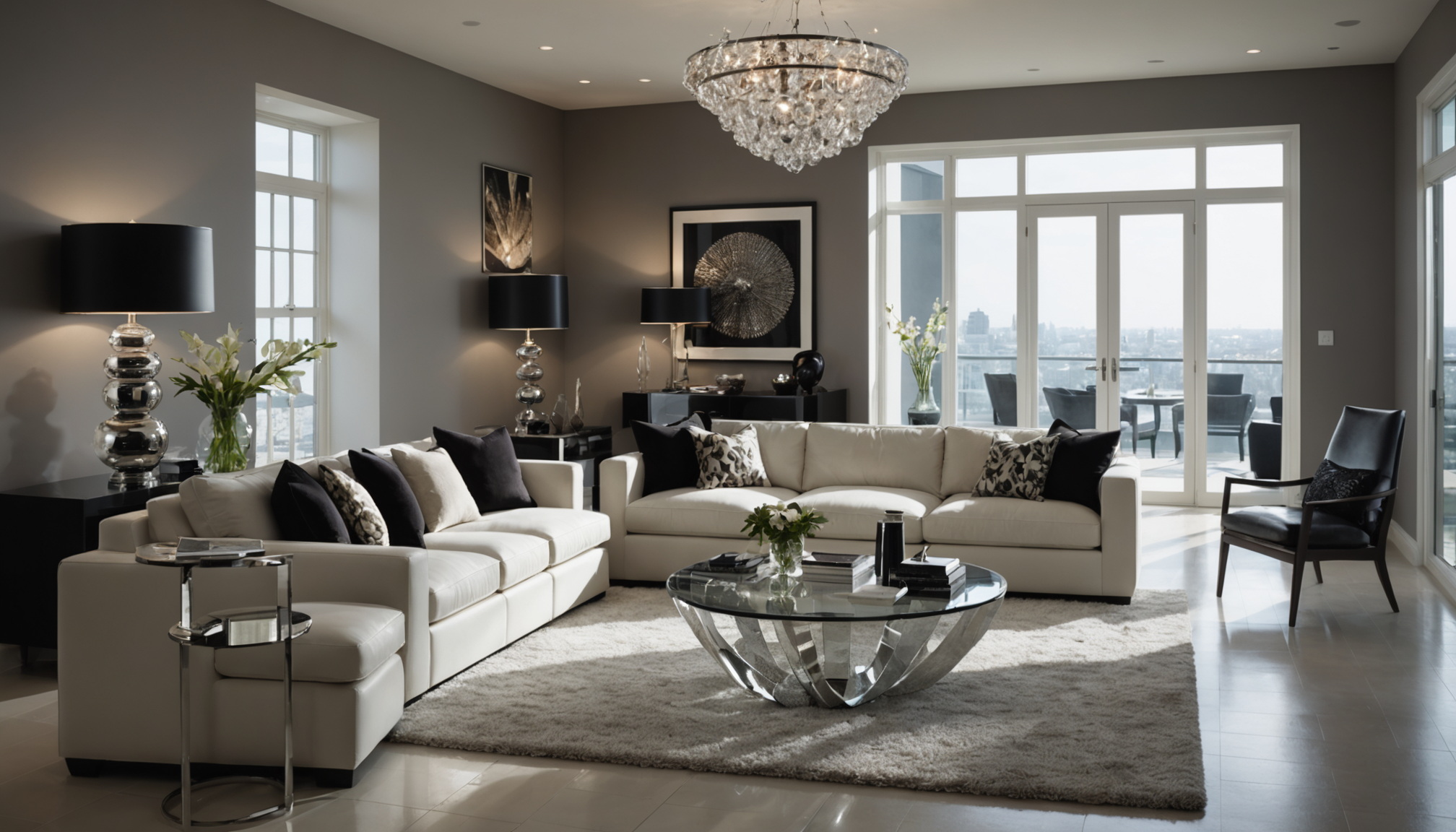 Illustration : les surfaces réfléchissantes amplifient la lumière disponible. meubles — idées déco créatives pour moderniser votre intérieur