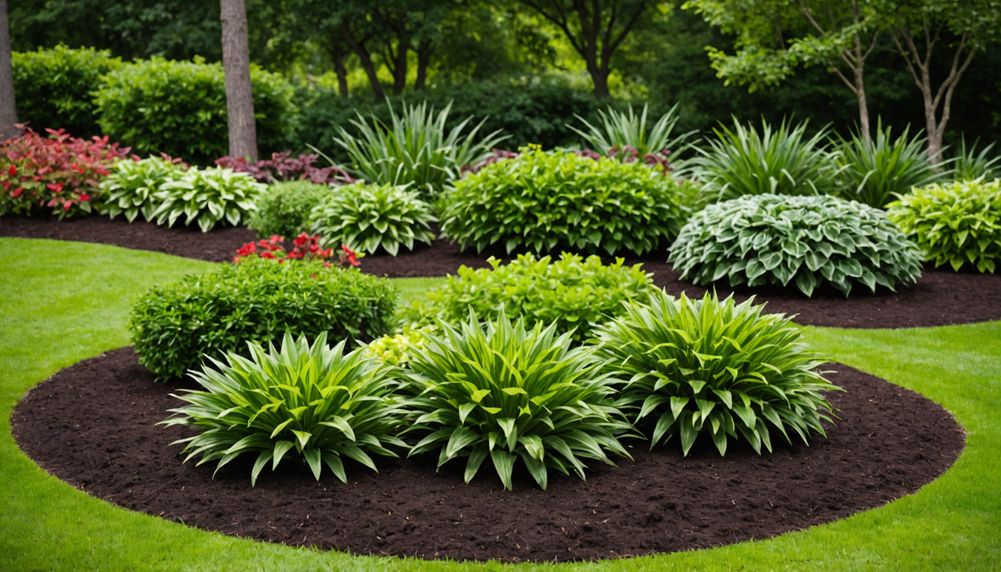 Illustration : le paillage maintient une humidité constante, régule la — techniques naturelles pour protéger son jardin des nuisibles