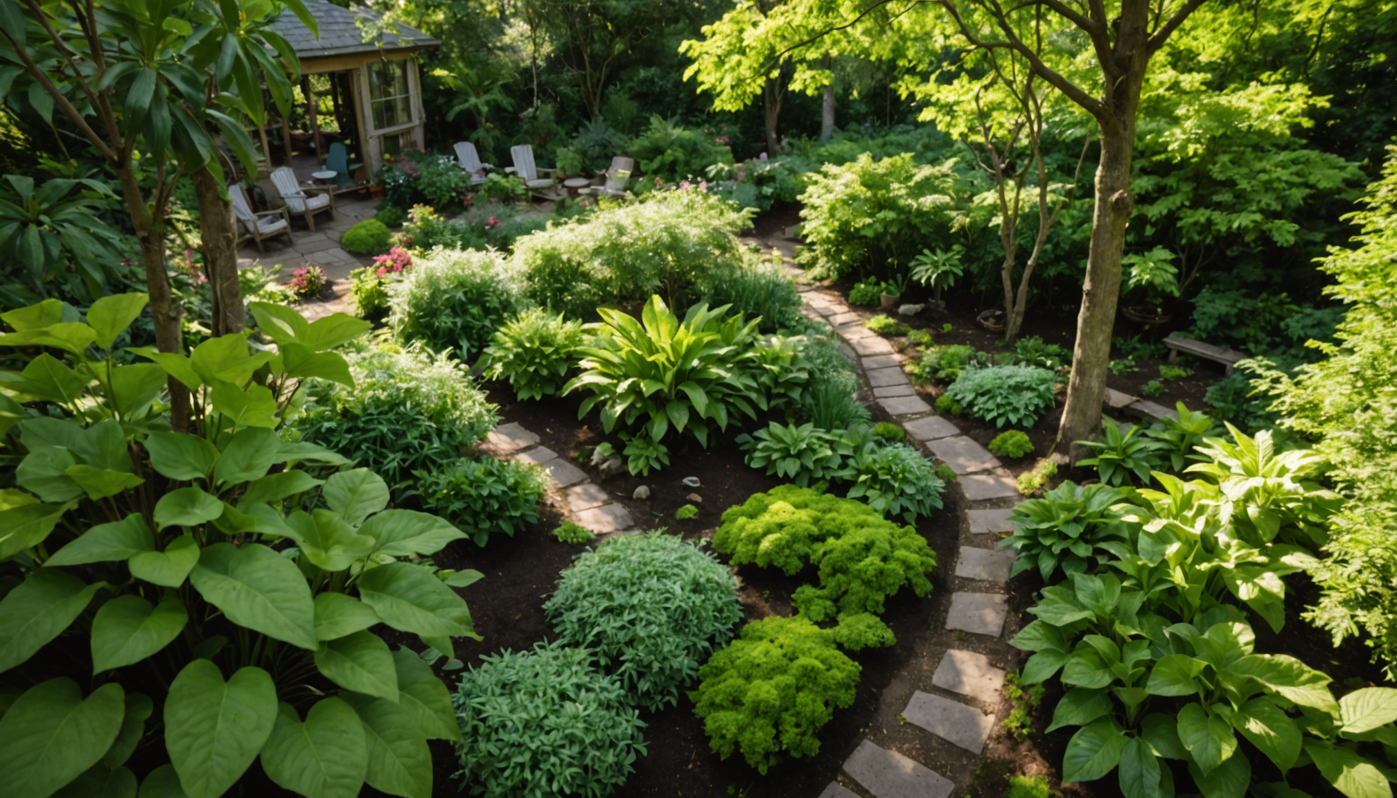 secrets d’un sol fertile pour un jardin en pleine santé — nrichissement organique profond mousse acide et ombragé apport
