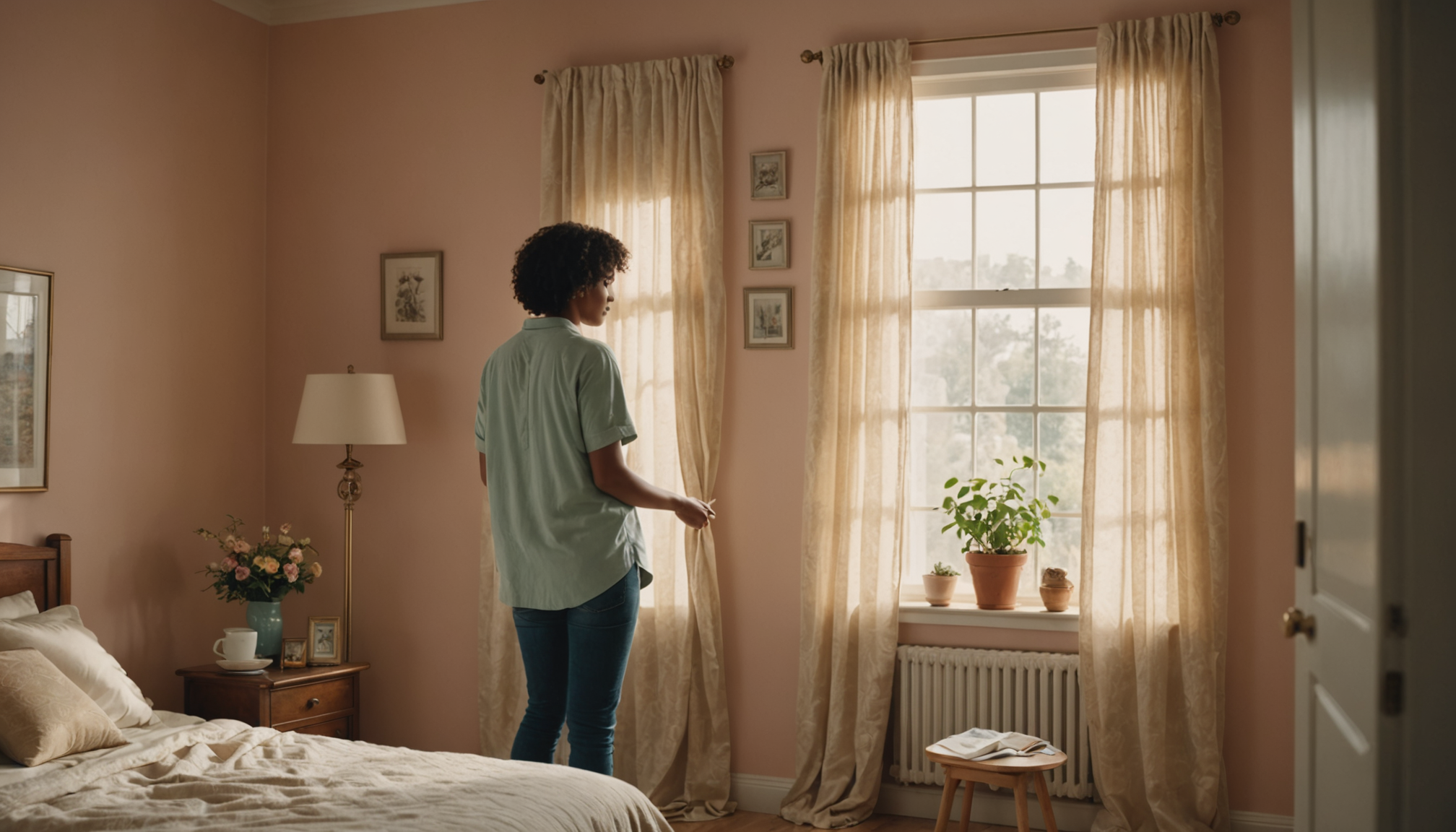 Illustration : les murs en plâtre standard acceptent des chevilles — conseils et idées pour les rideaux de la chambre