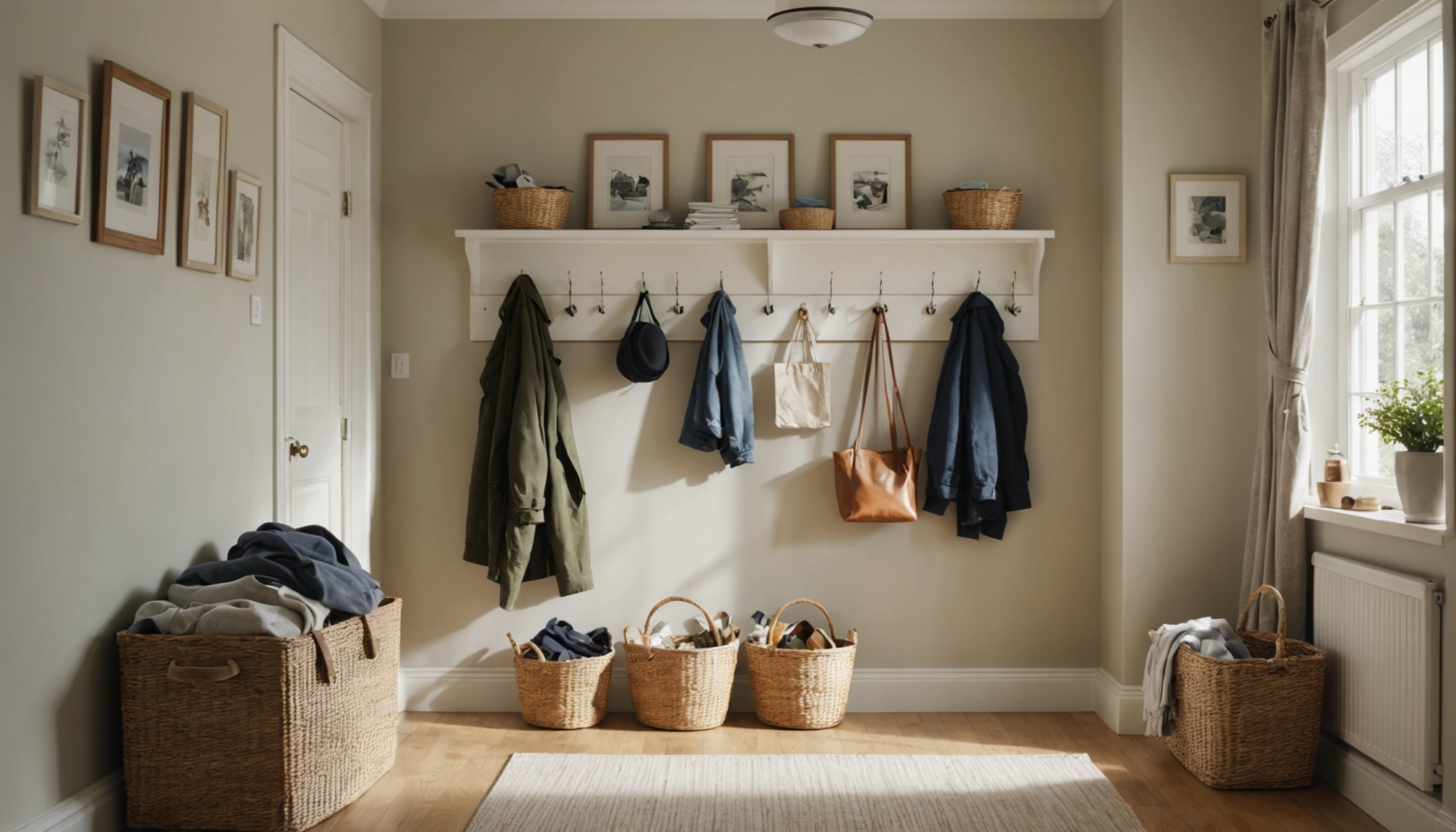 astuces indispensables pour une maison toujours propre — installez des crochets muraux pour suspendre les accessoires